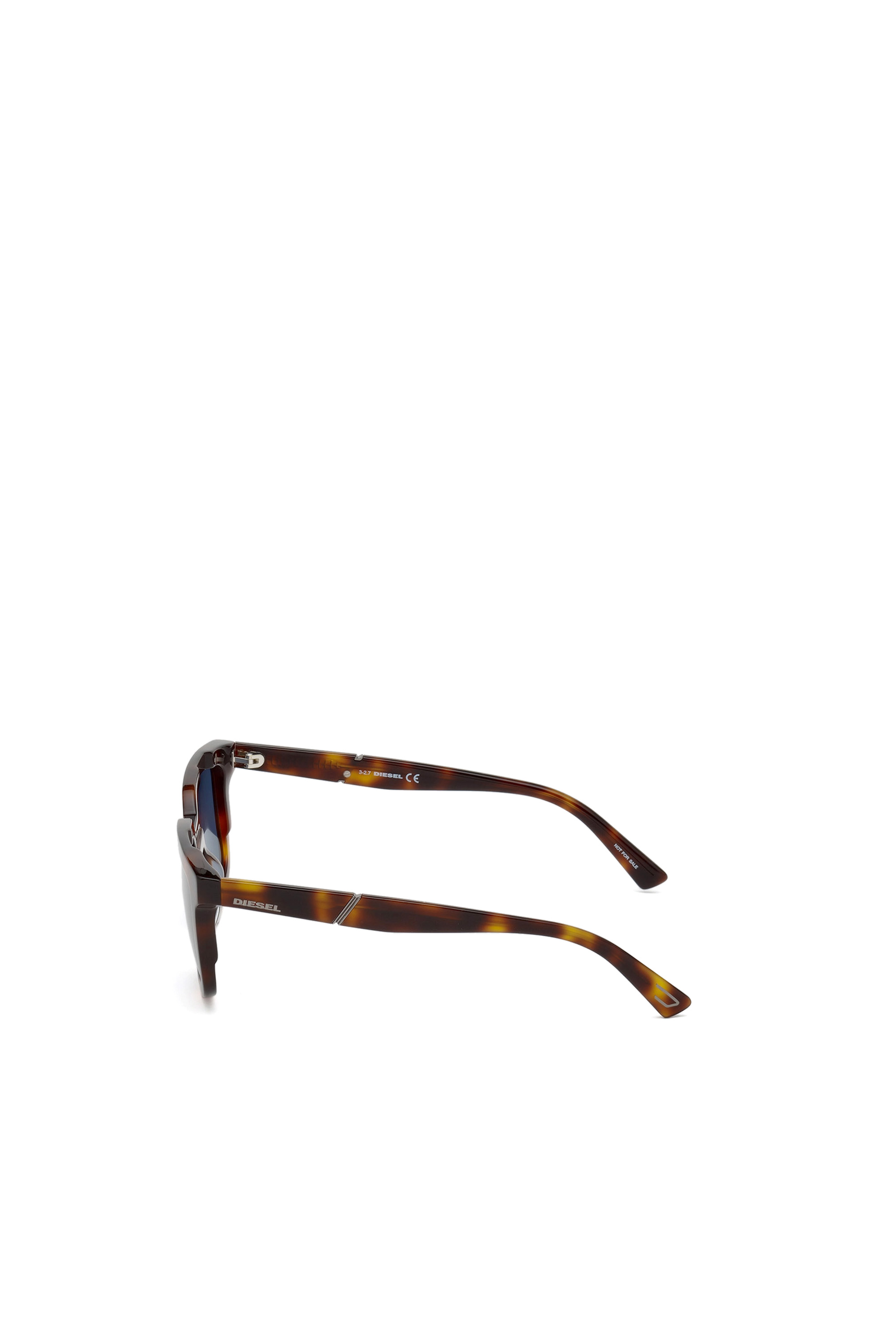 Diesel - DL0271, Man's Masculine square shape eyewear in Brown - 1