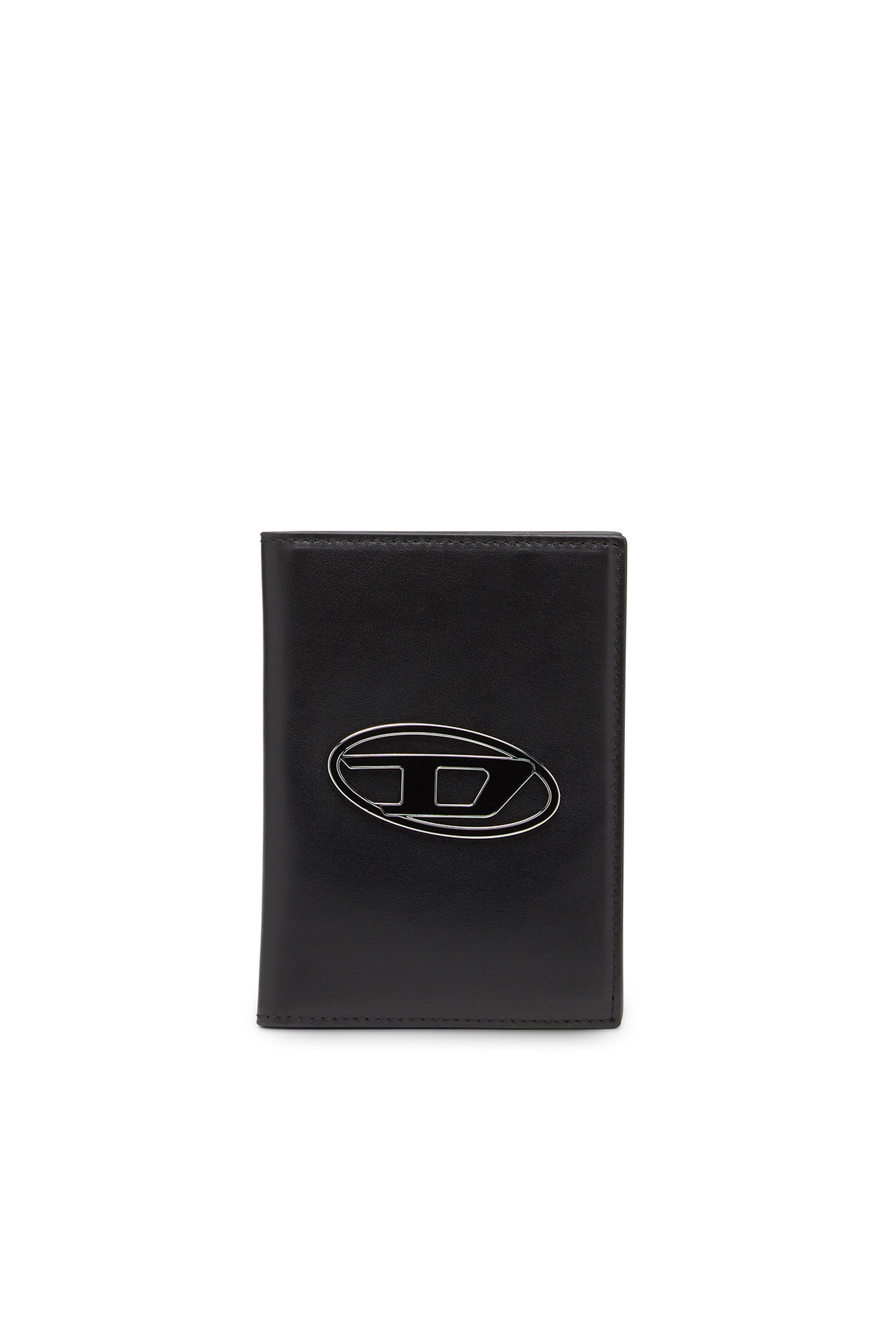 Diesel - PASCAL, Man's Passport holder in nappa leather in Black - 1
