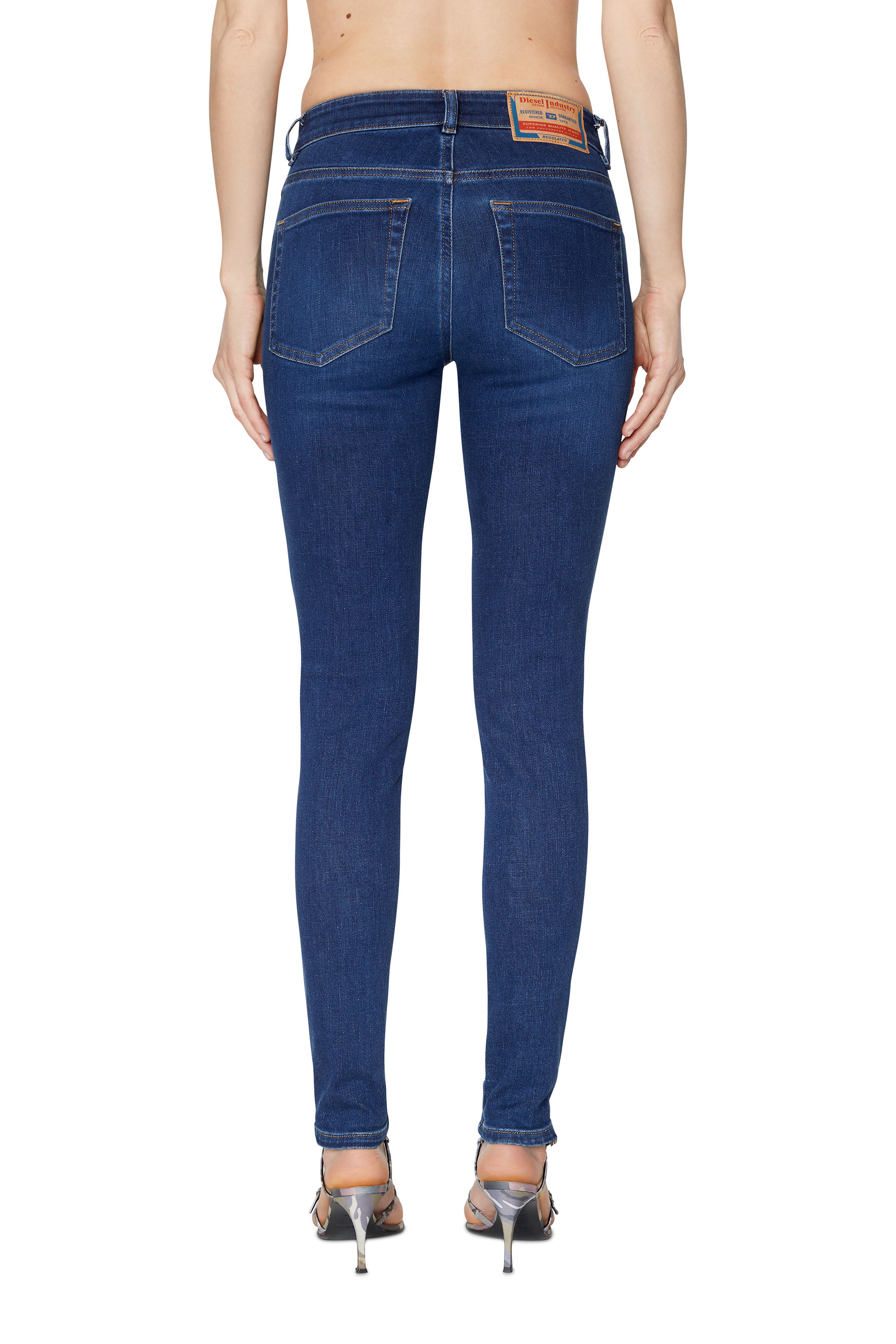 Diesel - Woman's Skinny Jeans 2017 Slandy 09C19, Dark Blue - 4