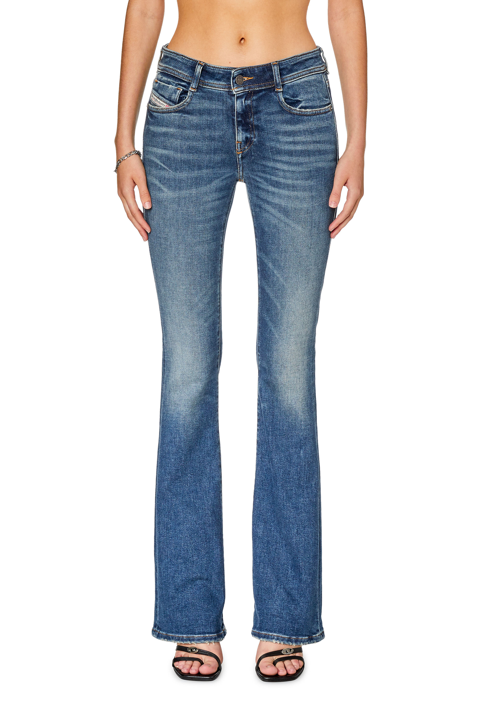 Diesel - Woman's Bootcut and Flare Jeans 1969 D-Ebbey 09G71, Dark Blue - 1