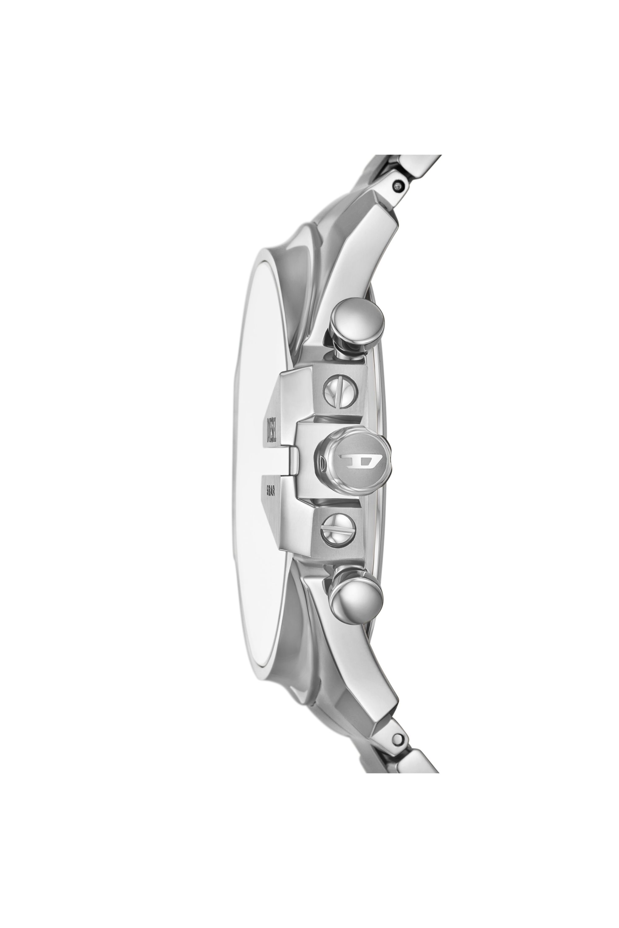 Diesel - DZ4686 WATCH, Man's Mega Chief Slim Stainless Steel Watch in Silver - 3