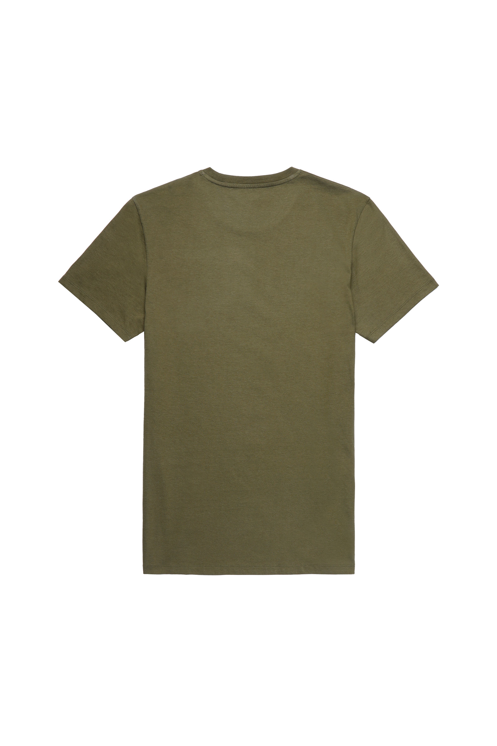 Diesel - UMTEE-RANDAL-TUBE-TWOPACK, Man's Two-pack of T-shirts with logo print in Blue/Green - 3