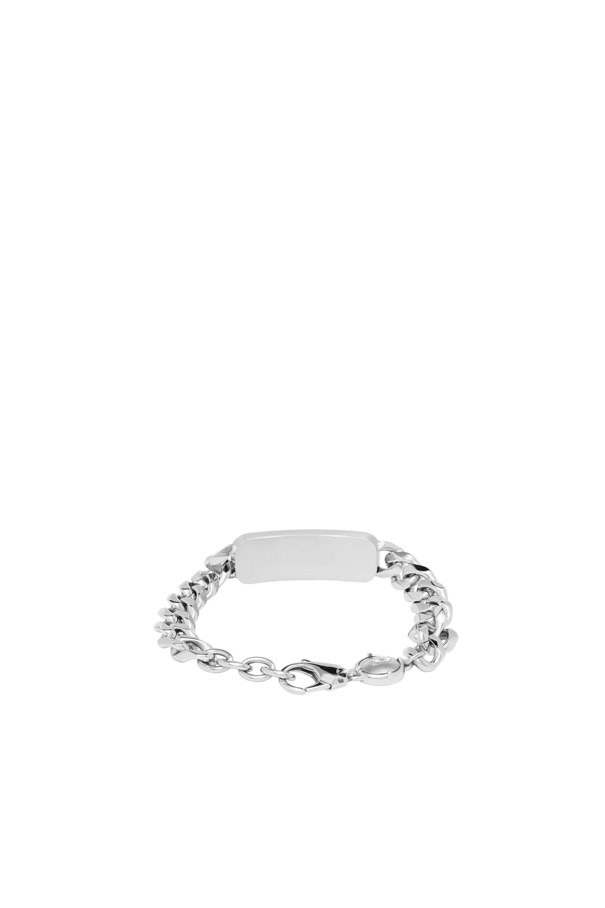 Diesel - DX1350, Man's Stainless steel ID bracelet in Silver - 2