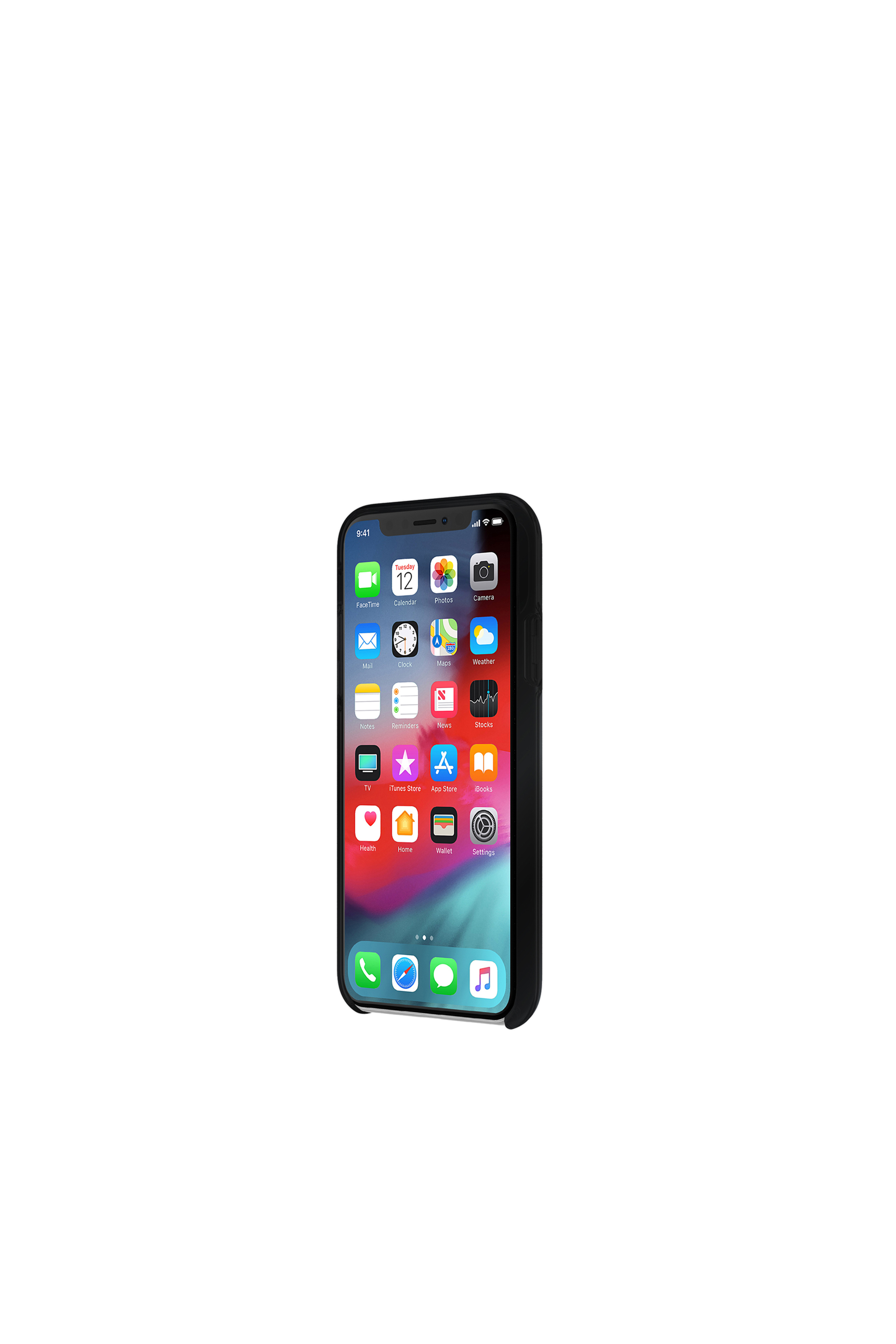 Diesel - DIESEL PRINTED CO-MOLD CASE FOR IPHONE XR, Unisex's Distressed logo pattern case, iPhone XR in Black - 3