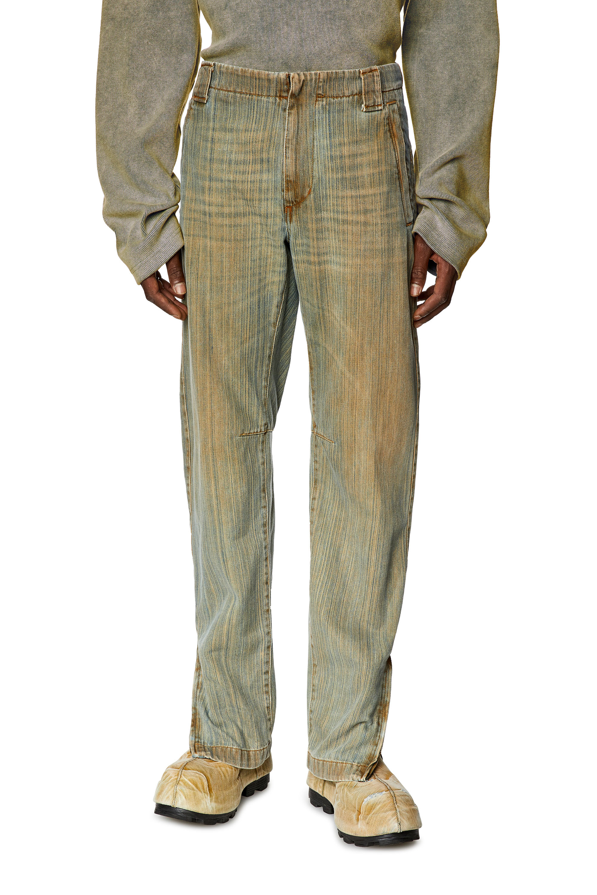 Diesel - Man's Regular Jeans D-Gene 09I07, Light Blue - 1
