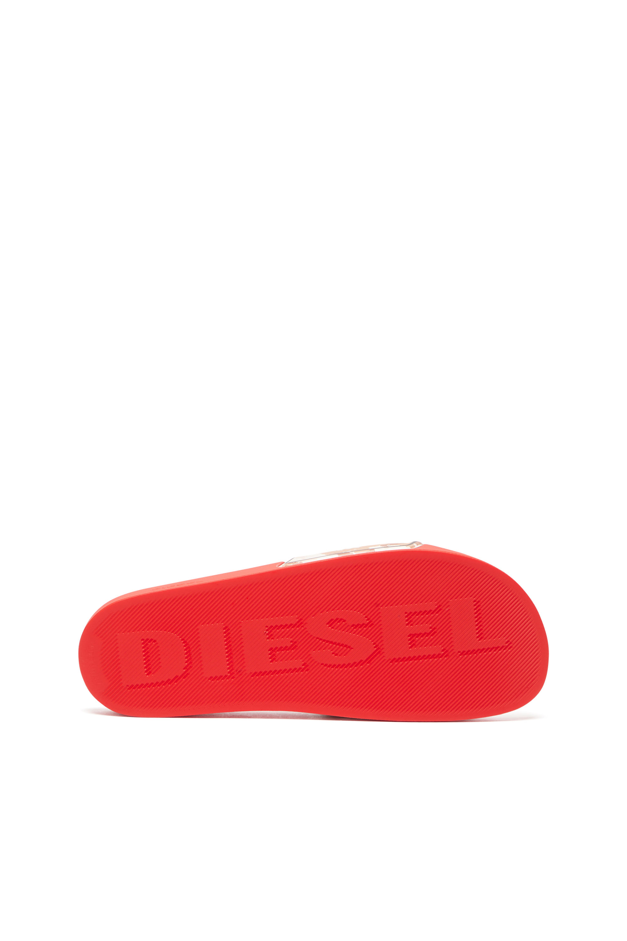 Diesel - SA-MAYEMI CC X, Unisex's Sa-Mayemi CC X - Pool slides with camouflage band in Red - 4