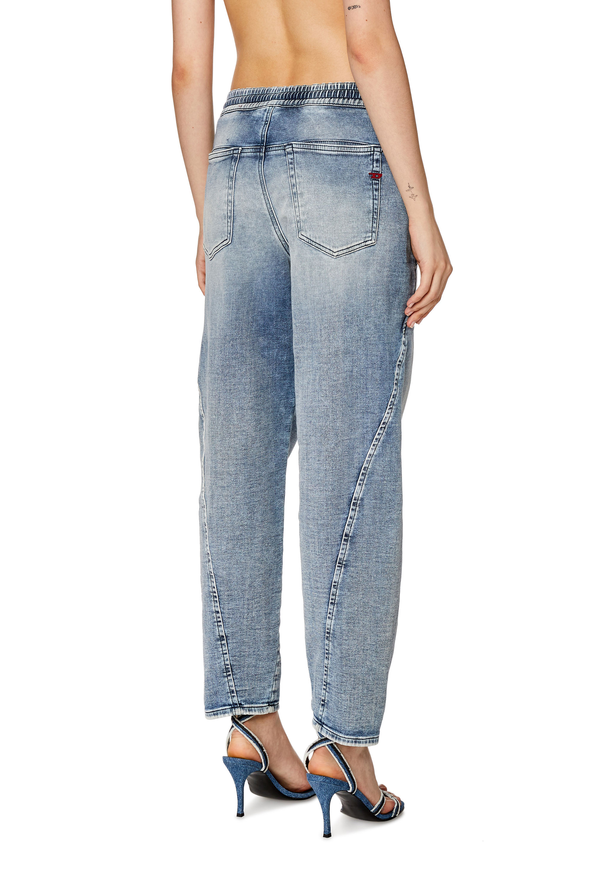 Diesel - Woman's Boyfriend 2031 D-Krailey Joggjeans® 068FL, Medium blue - 4