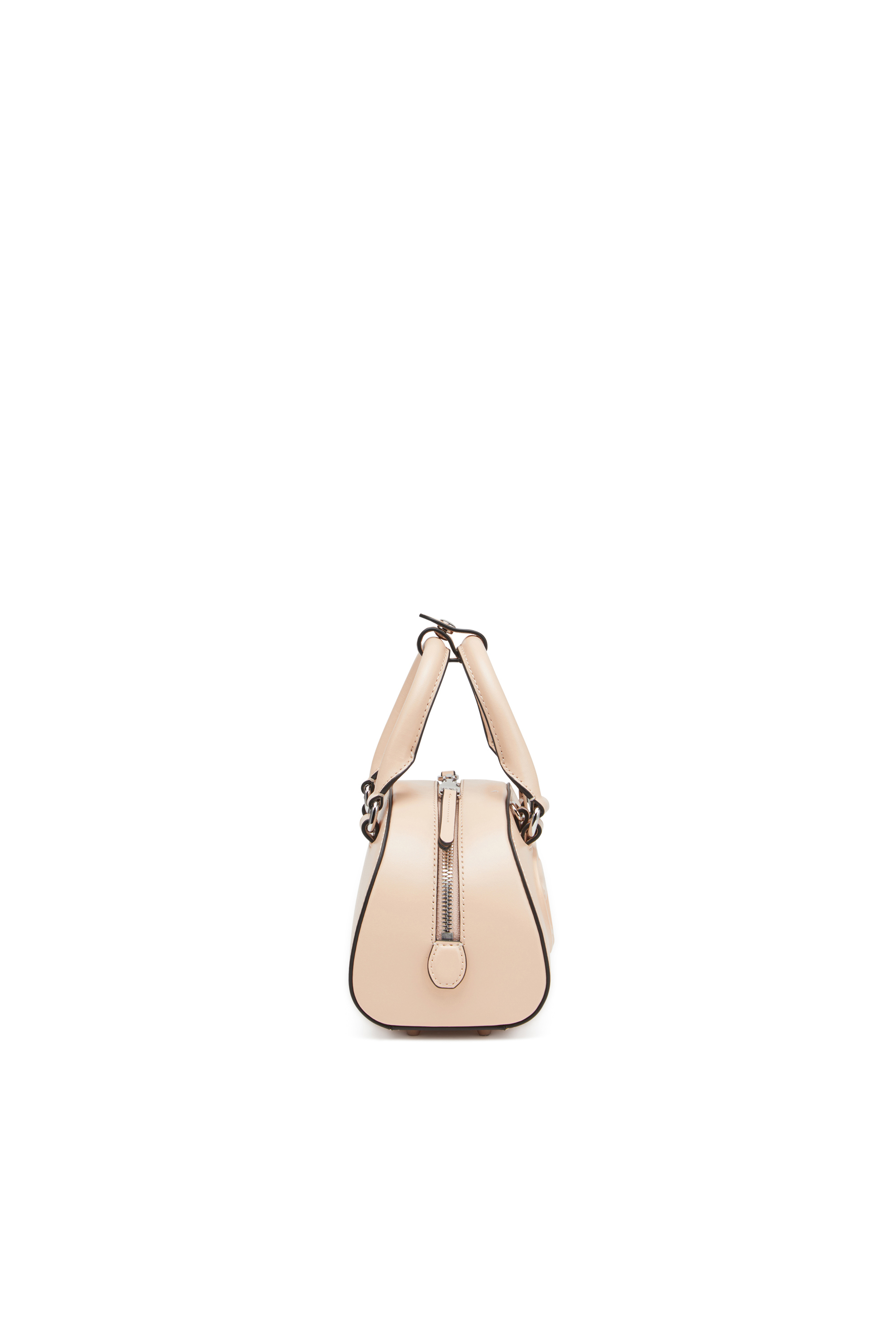 Diesel - 1DR DOME CROSSBODY, Woman's Leather mini bowling bag in Pink - 3