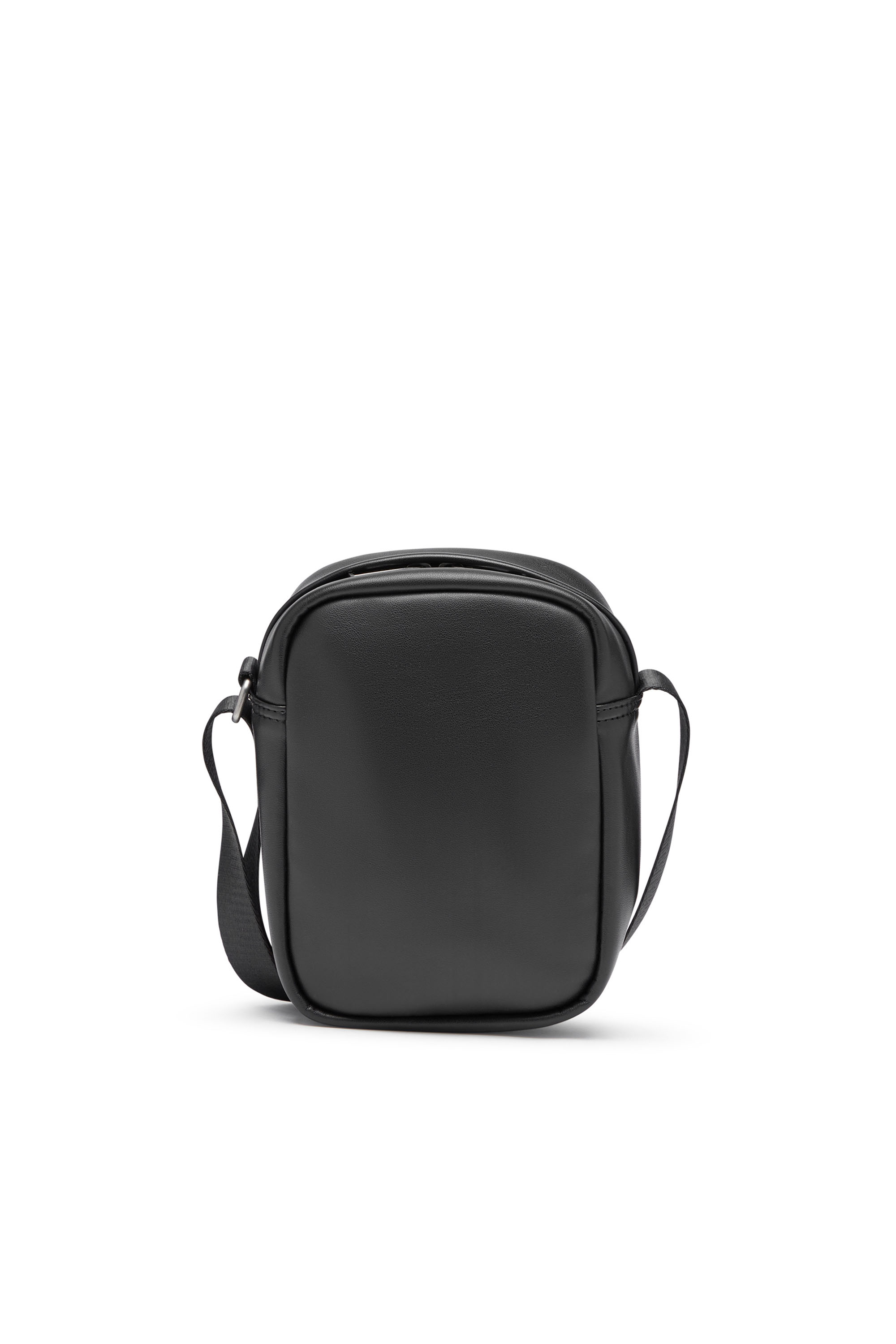Diesel - RAVE CROSSBODY, Man's Rave Crossbody - Crossbody bag in recycled materials in Black - 1