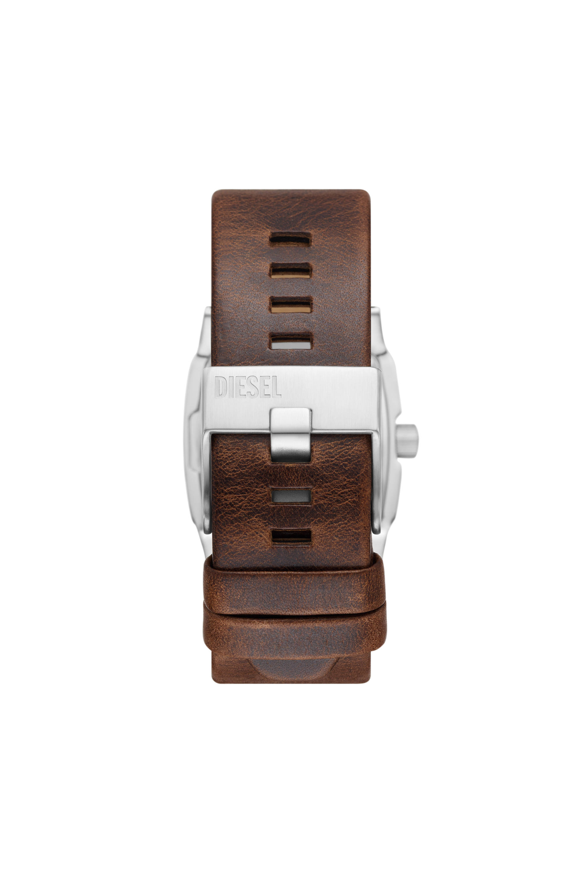 Diesel - DZ1998, Man's Cliffhanger Brown Leather Watch in Brown - 2