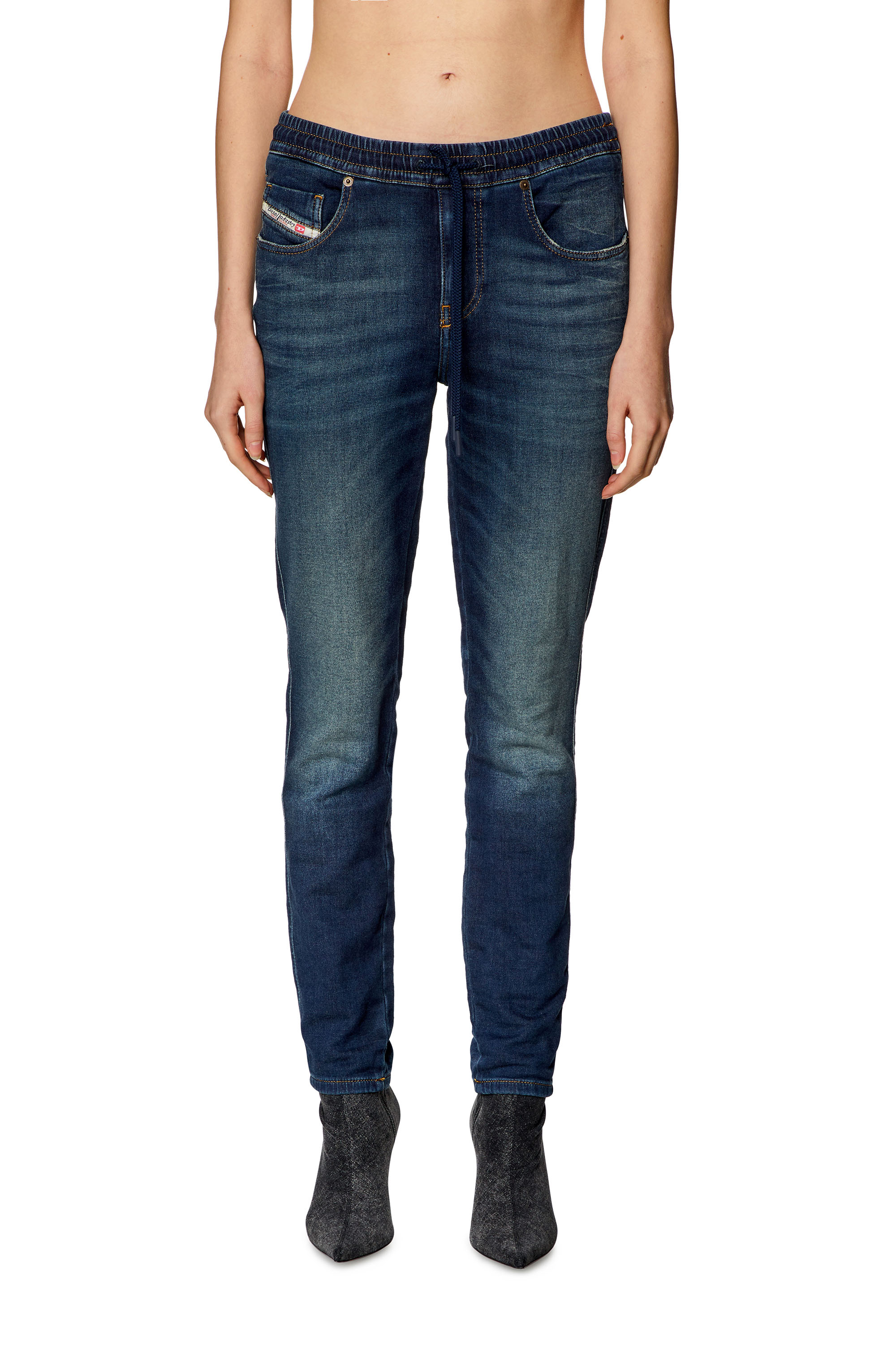 Diesel - Woman's Slim 2061 D-Tail Joggjeans® 068HZ, Dark Blue - 1
