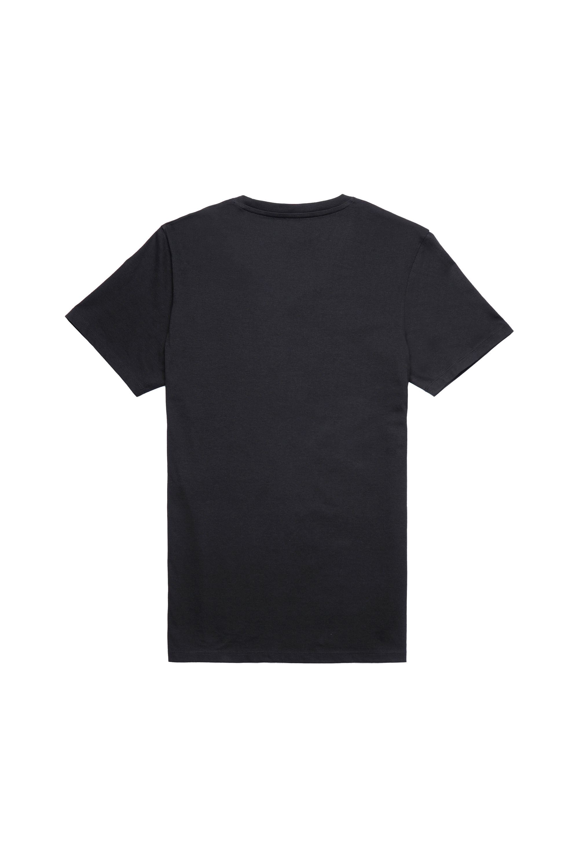 Diesel - UMTEE-MICHAEL-TUBE-TWOPACK, Man's Two-pack V-neck T-shirts with logo print in Black/Grey - 3