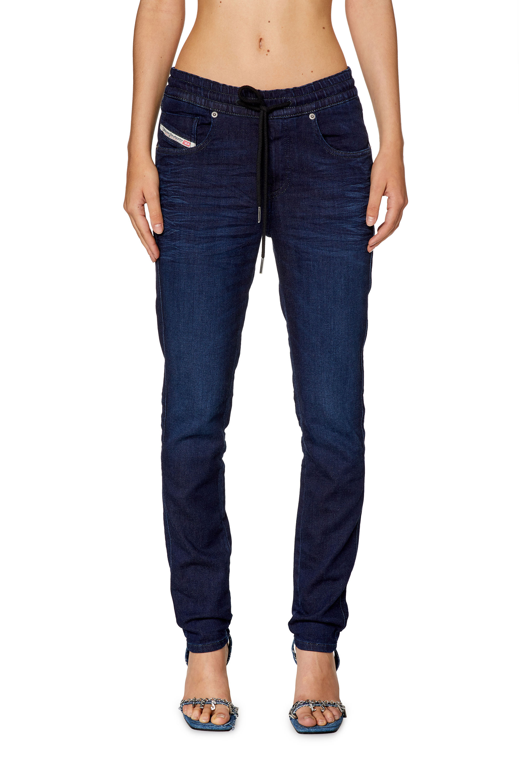 Diesel - Skinny D-Tail 068FI, Woman's Skinny D-Tail in Dark Blue - 1