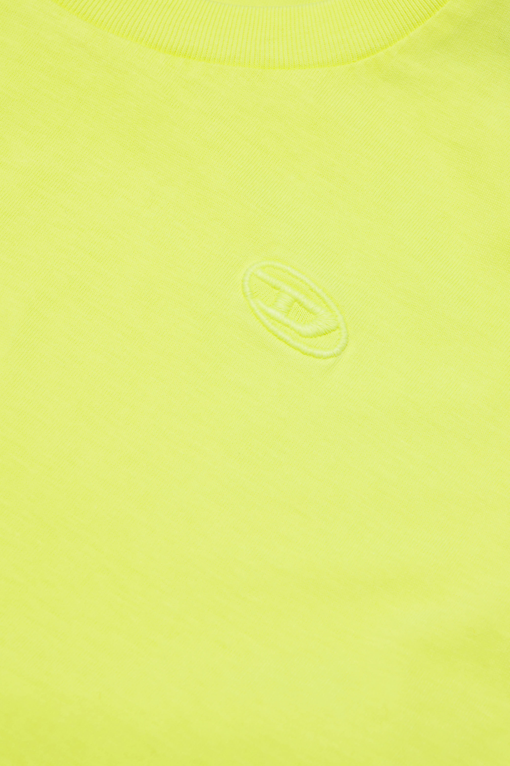 Diesel - DROLLETTY, Woman's Sleeveless dress with fluid skirt in Yellow - 3