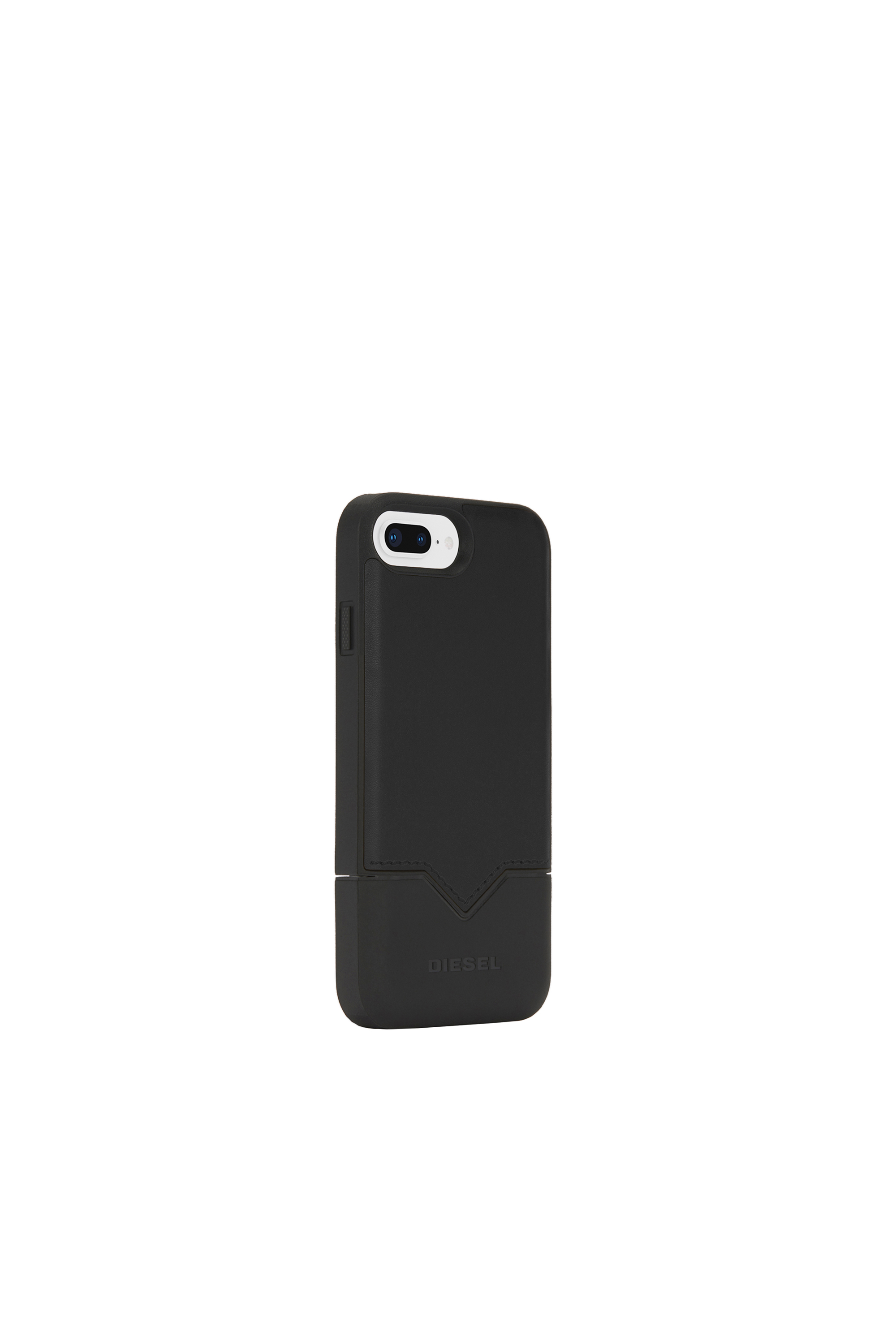 Diesel - CREDIT CARD IPHONE 8 PLUS/7 PLUS/6S PLUS/6 PLUS CASE, Unisex's Credit card case, iPhone 8 Plus/7 Plus/6s Plus/6 Plus in Black - 4