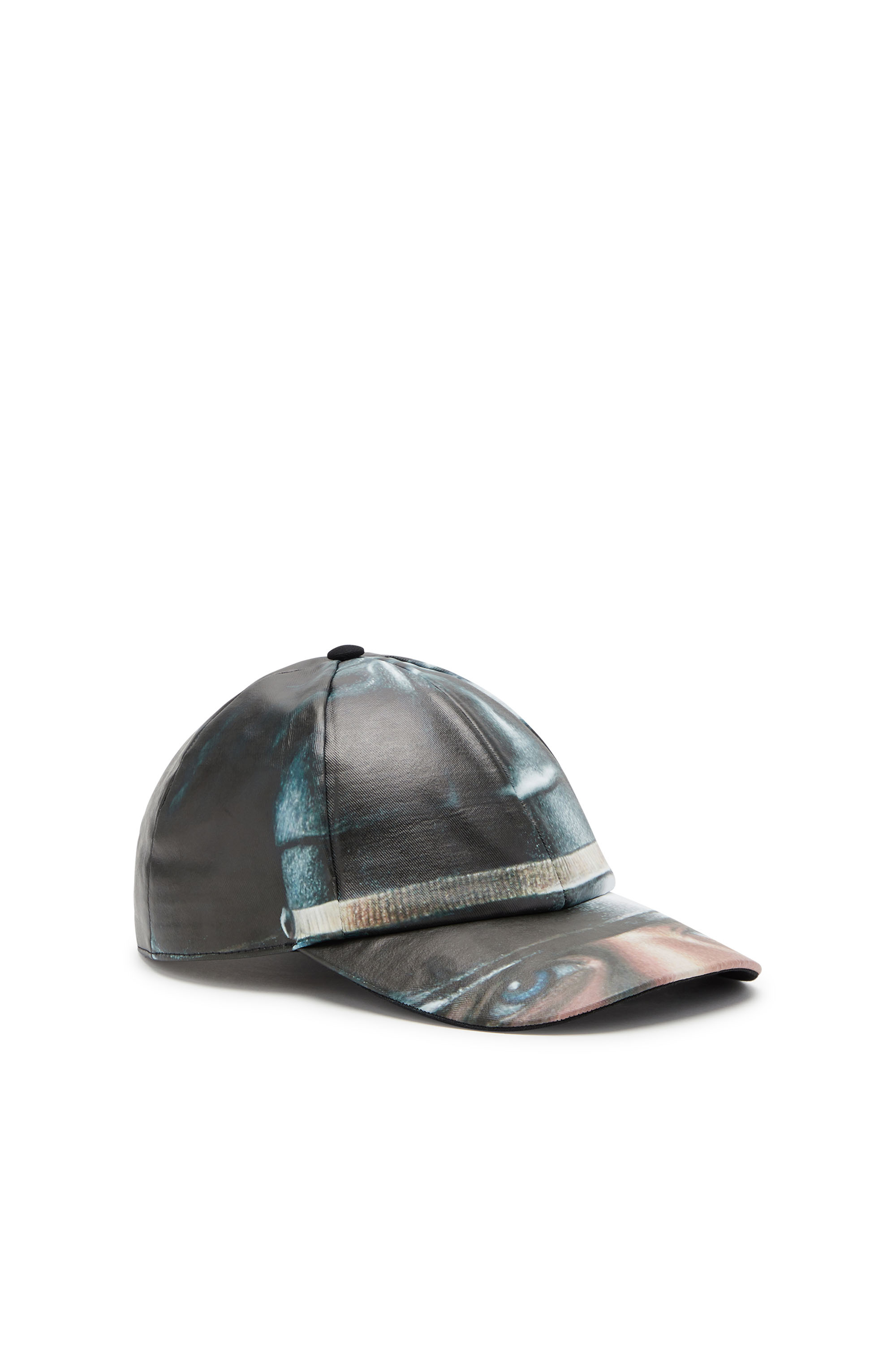 Diesel - PR-IVAR-23, Unisex's Baseball cap with printed peak in Black - 1