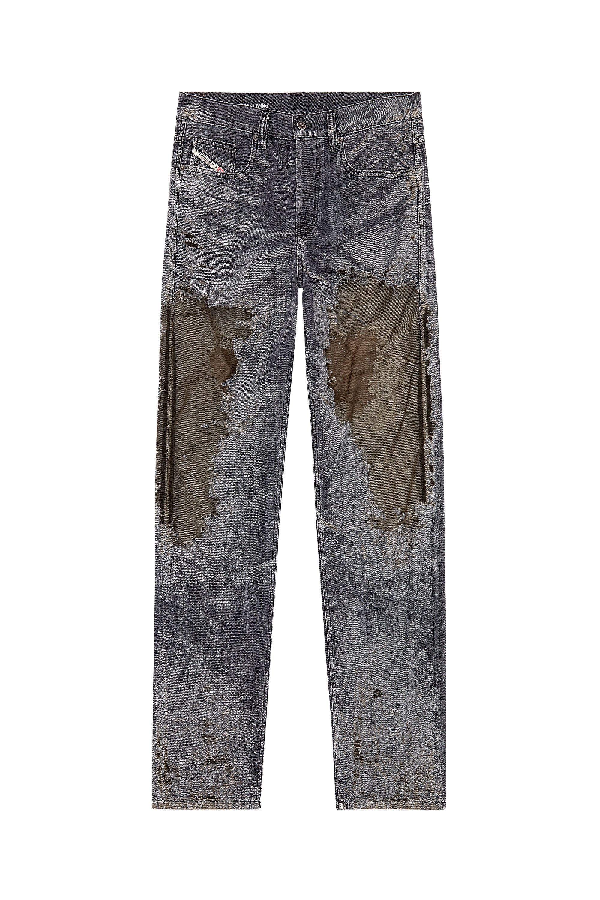 Diesel - Man's Straight Jeans 2010 D-Macs 007T7, Black/Dark grey - 3