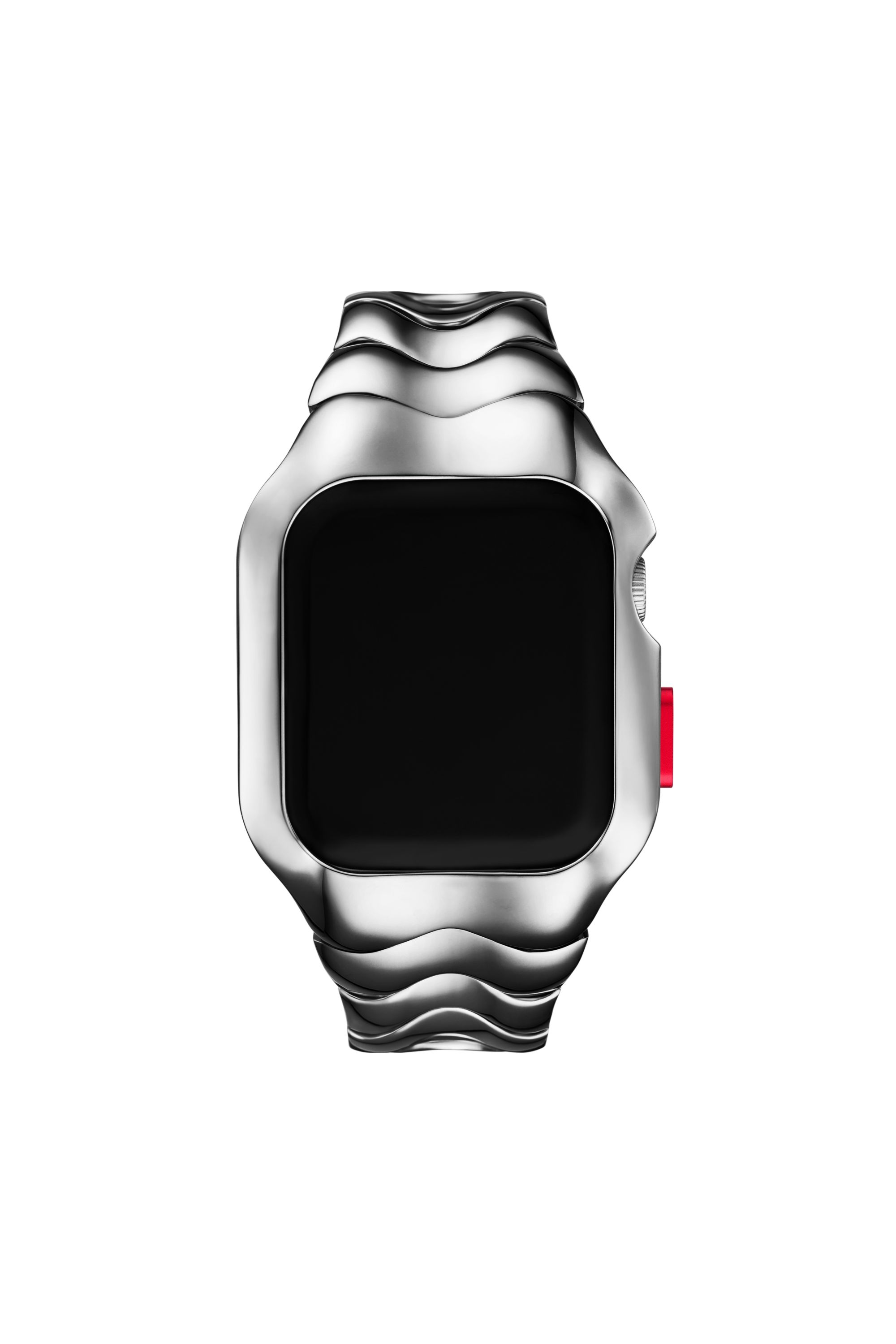 Diesel - DSS0024, Unisex's Stainless Steel Unibody for Apple watch®, 45mm in Silver - 1