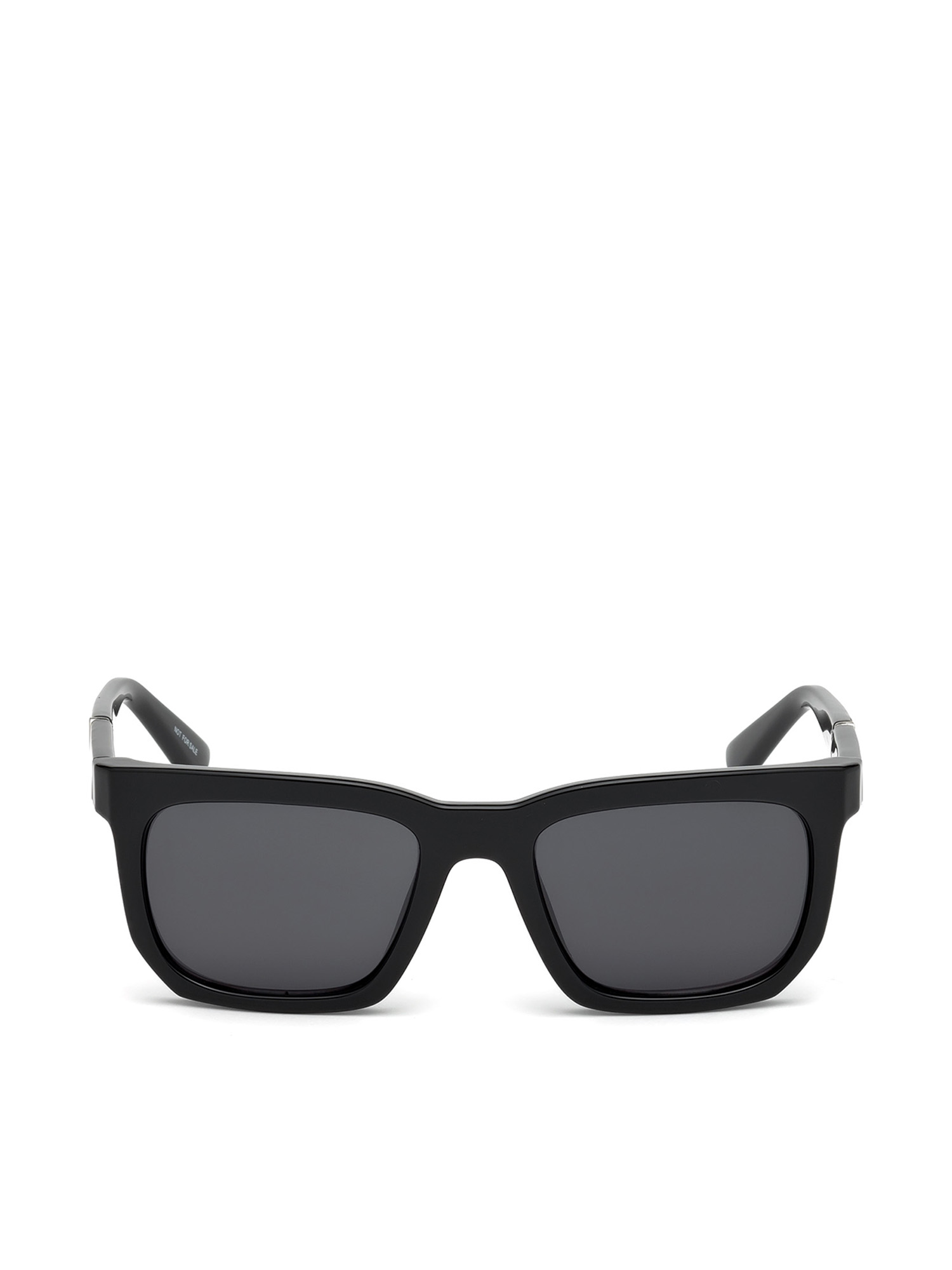 Diesel - DL0254, Man's Square eyewear with slim blinders in Black - 2