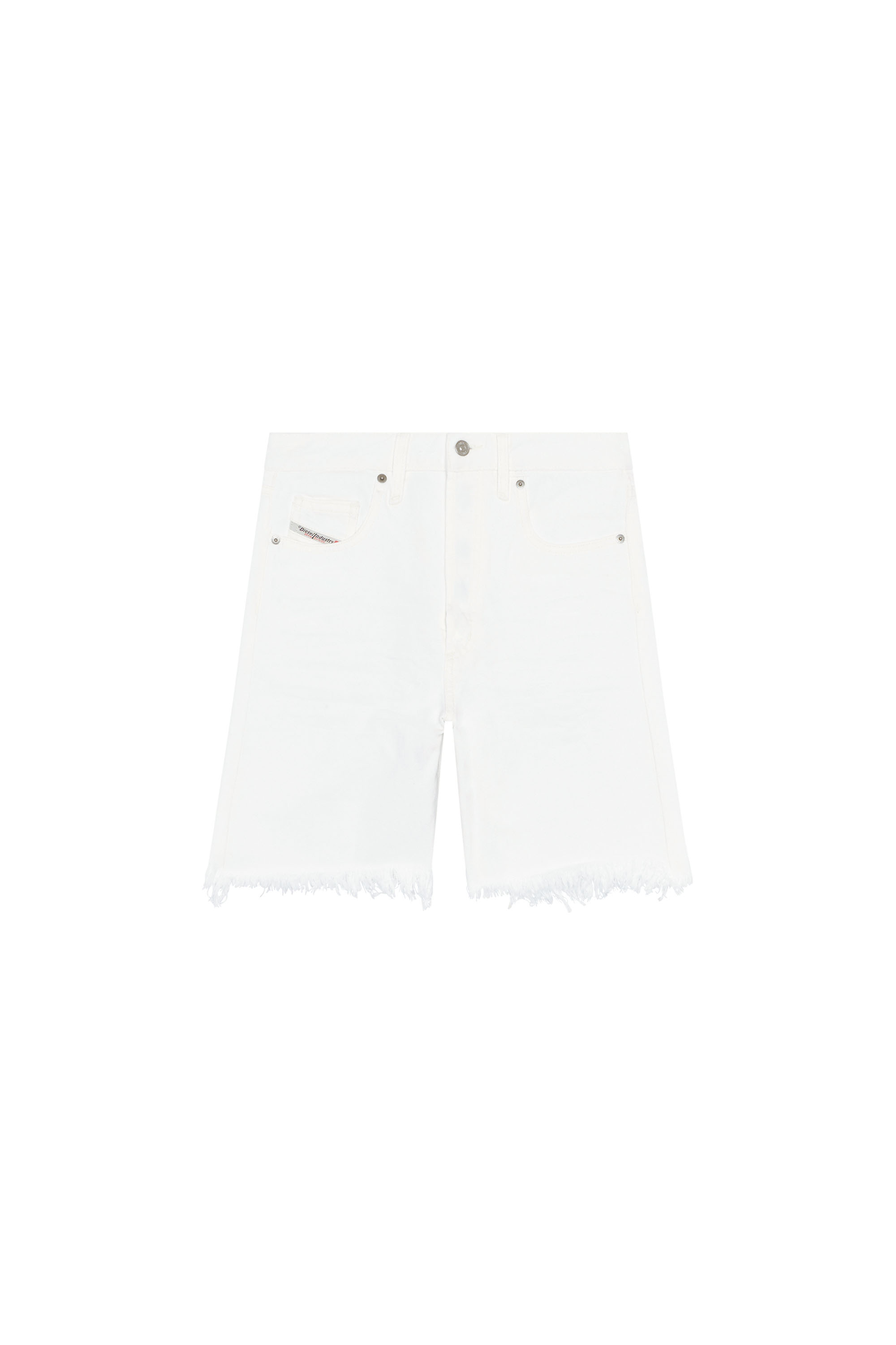 Diesel - DE-AMY, Woman's Denim shorts in White - 3