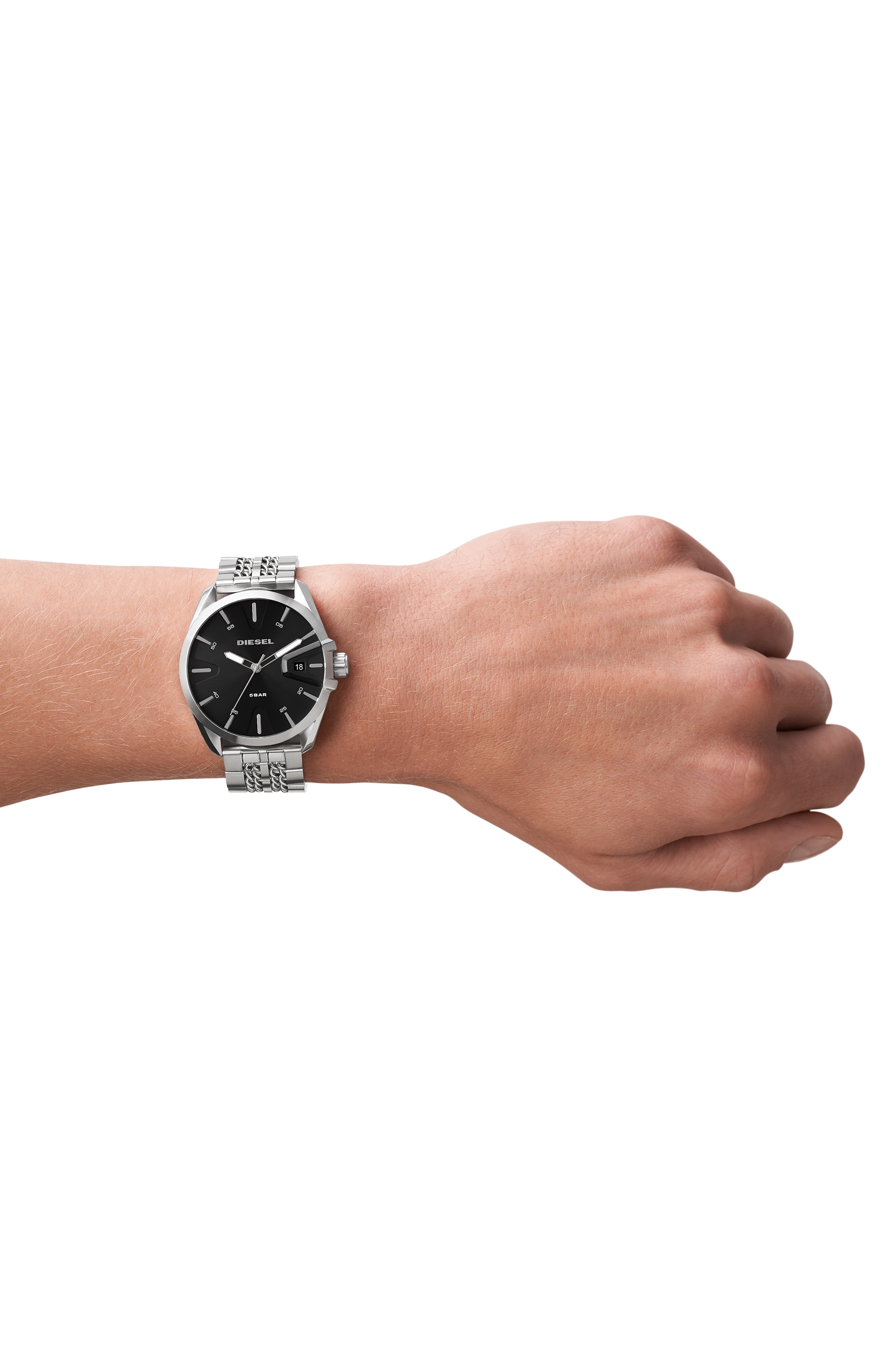 Diesel - DZ1974, Man's MS9 Stainless Steel Watch in Silver - 4