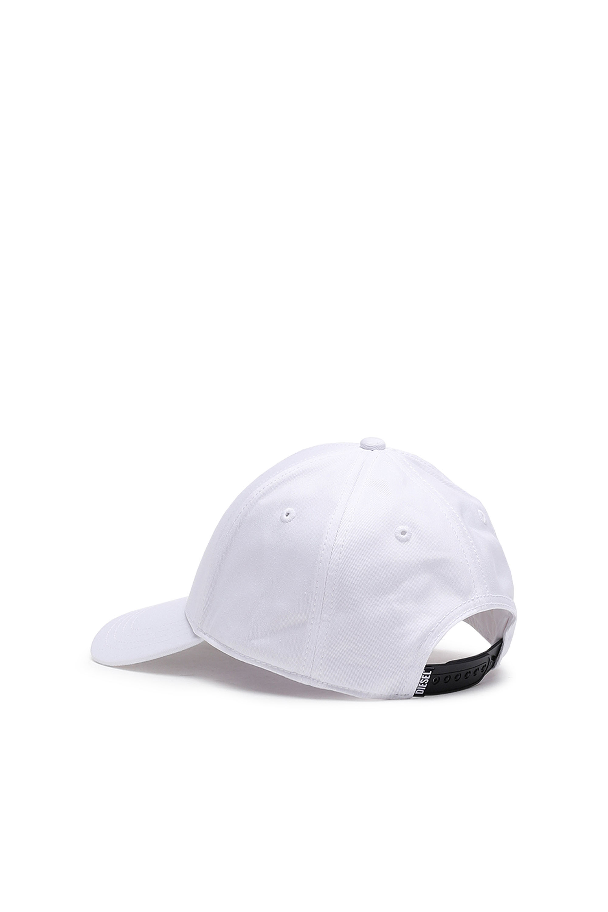 Diesel - C-RUNE, Unisex's Baseball cap with D logo in White - 2