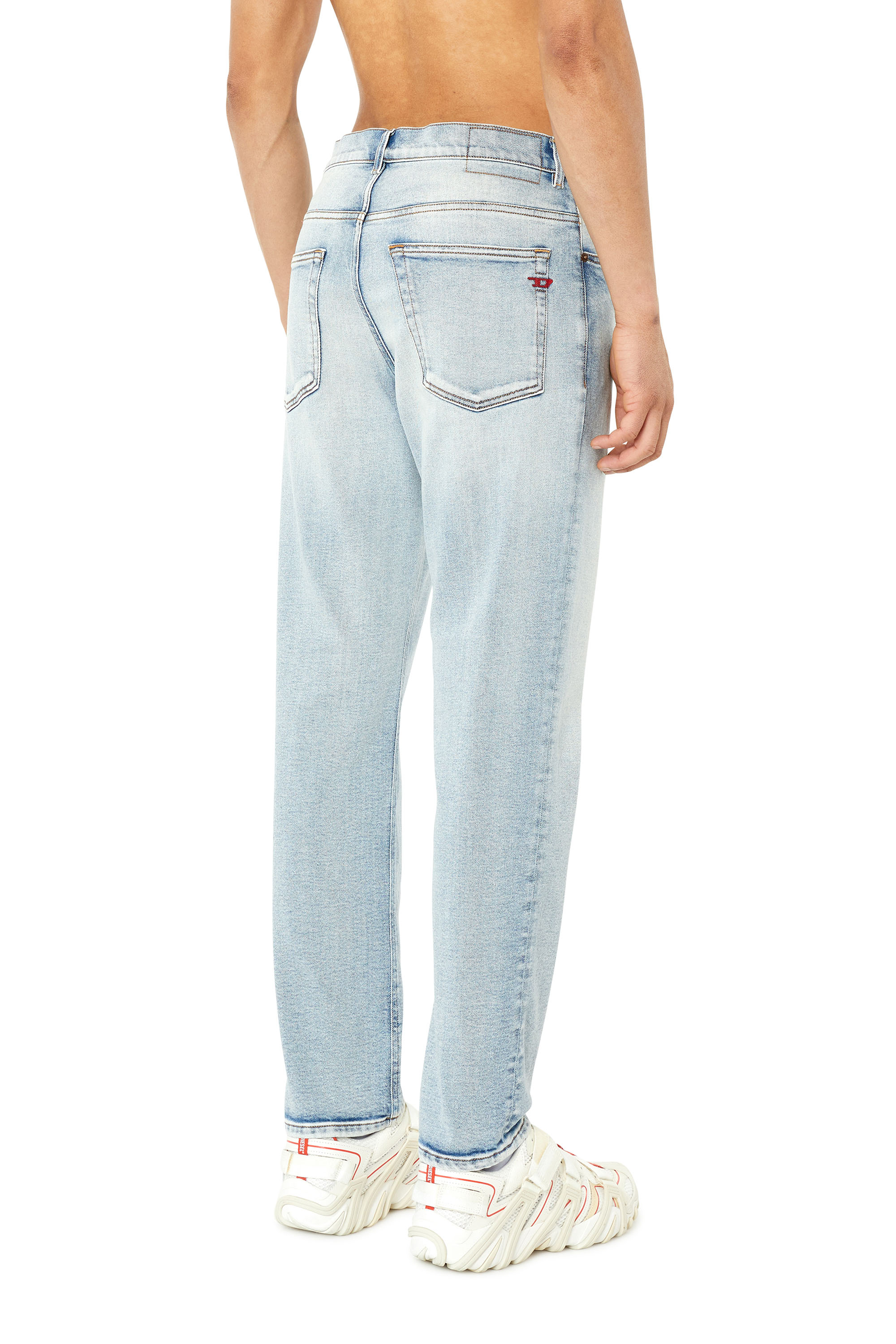 Diesel - Tapered Jeans 2005 D-Fining 9C08L, Man's Tapered Jeans - 2005 D-Fining in Light Blue - 4