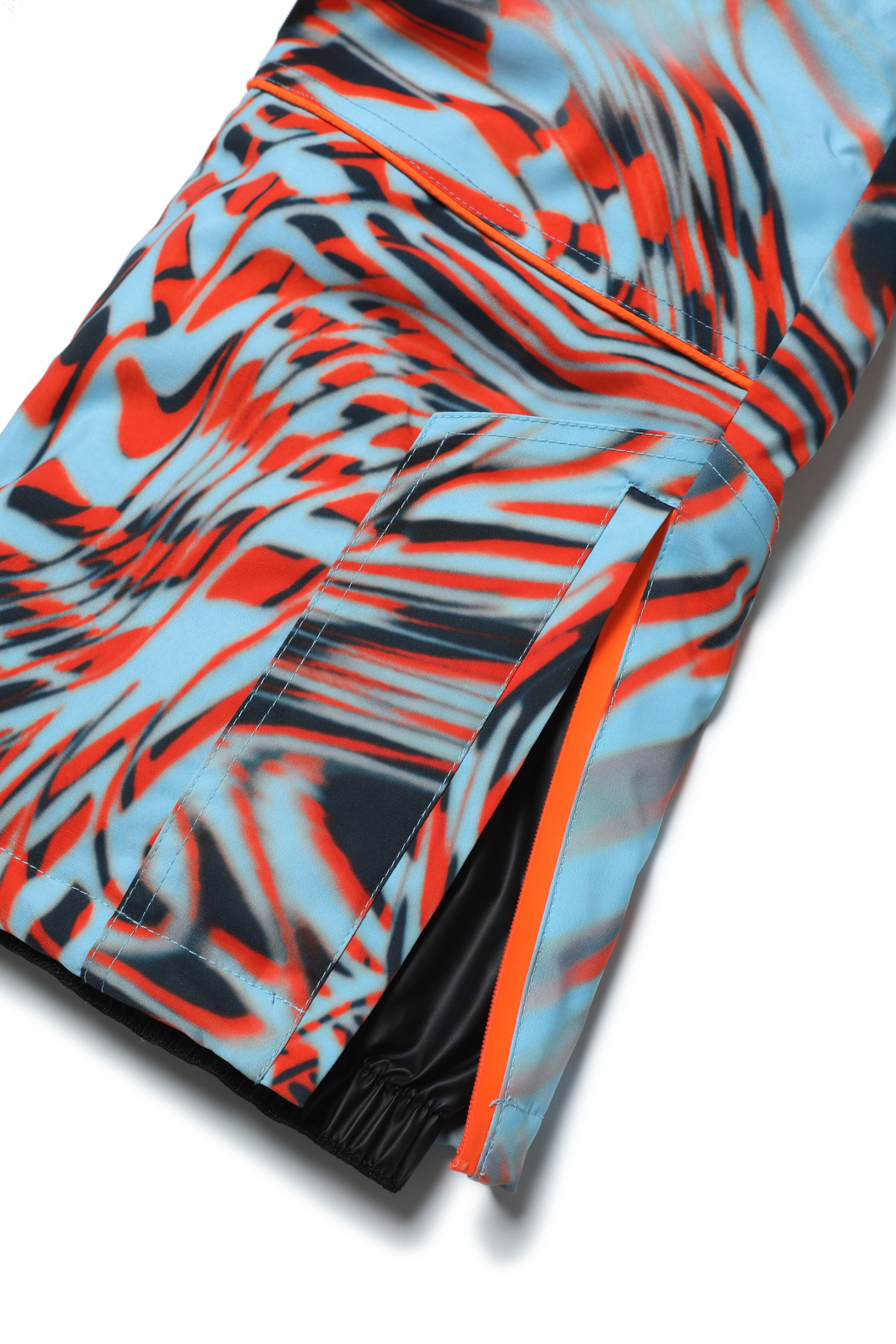 Diesel - PERTOL-SKI, Unisex's Ski pants with optical print in Blue - 4