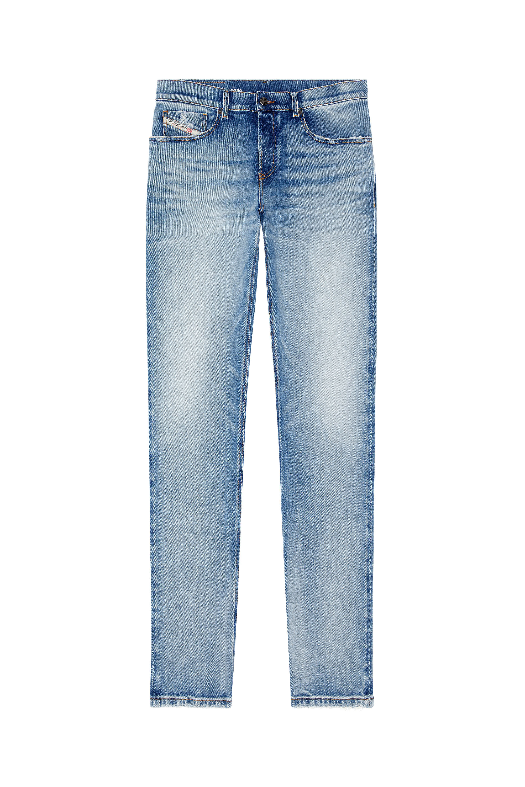 Diesel - Man's Tapered Jeans 2023 D-Finitive 09G24, Light Blue - 3