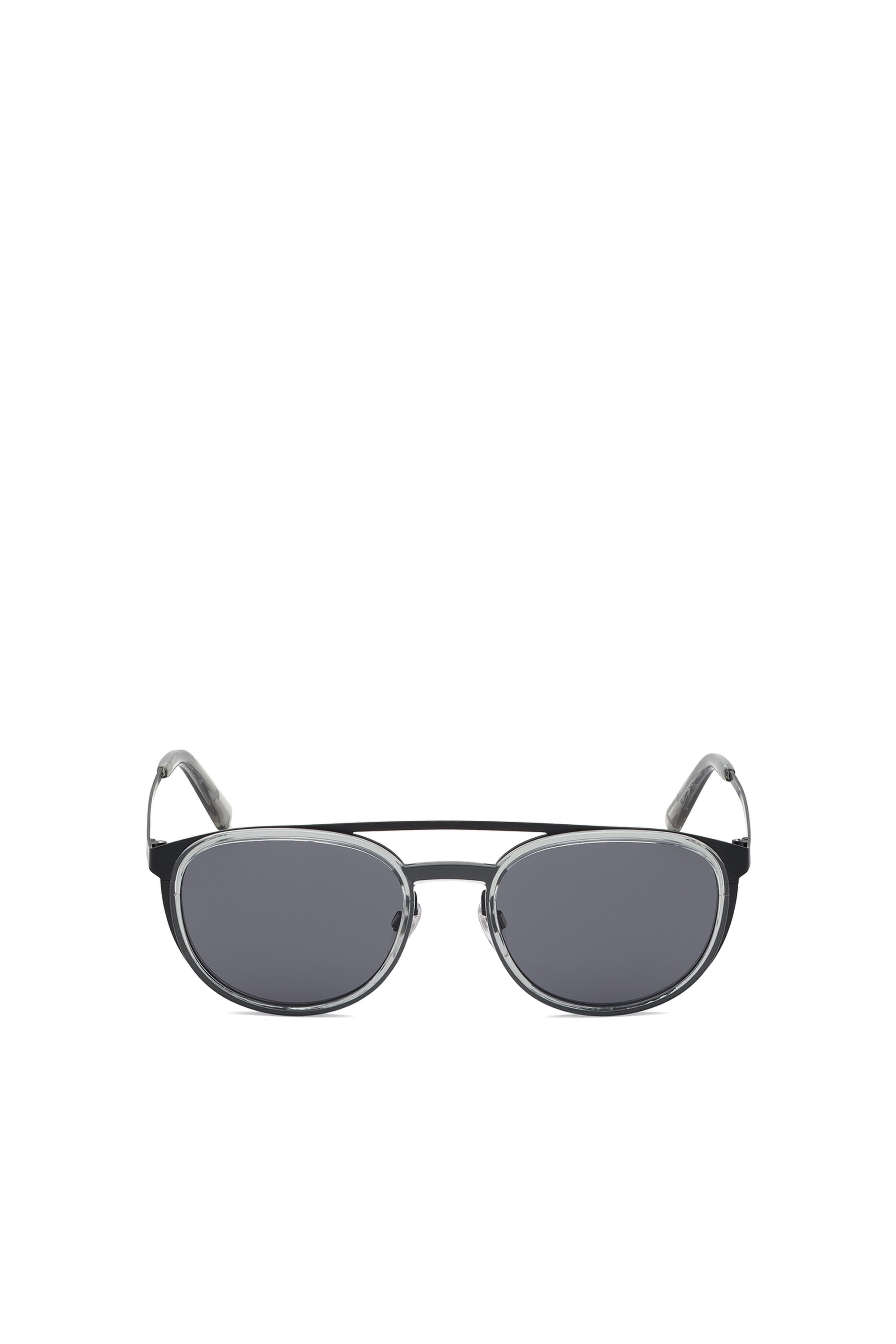 Diesel - DL0293, Unisex's Sunglasses in metal and acetate in Black/Grey - 2