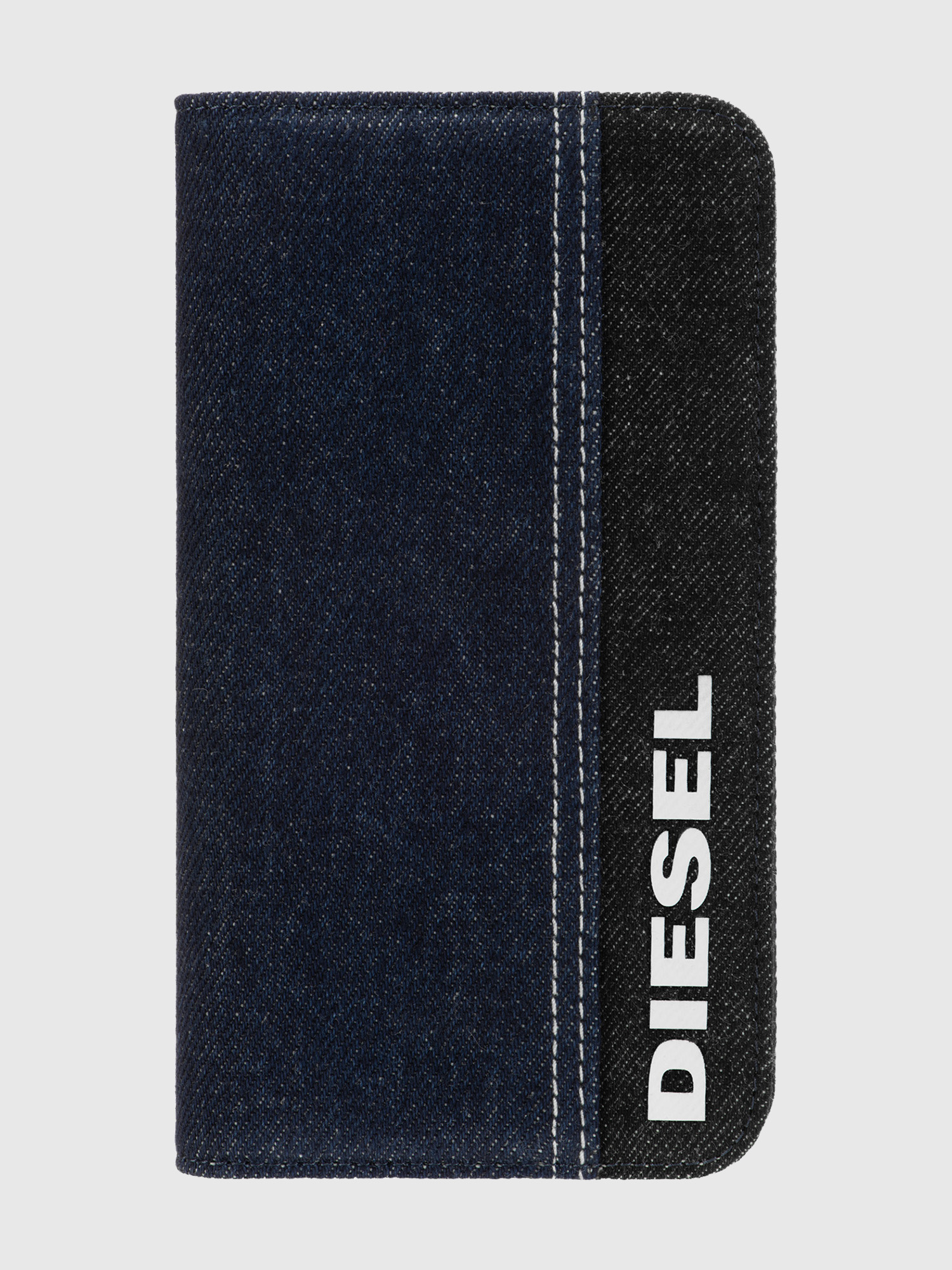 Diesel - DIPH-039-DENVL, Unisex's 2-in-1 folio case for iPhone 11 Pro Max in Blue Jeans - 4