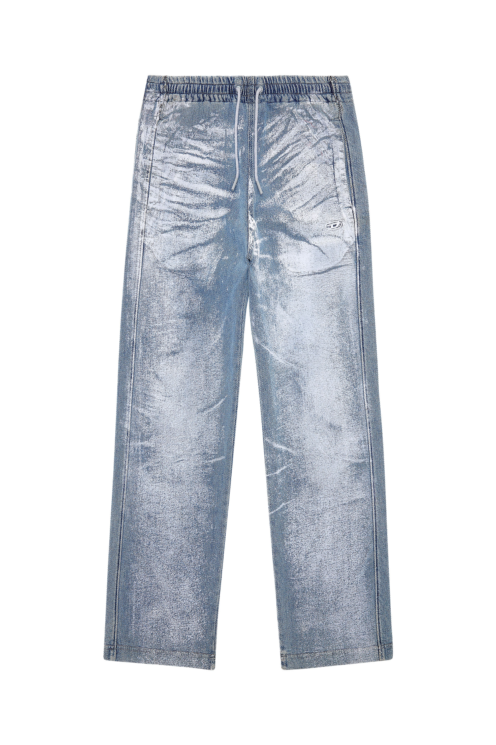 Diesel - Straight Jeans D-Martia 068JK, Man's Straight Jeans - D-Martia in Light Blue - 3