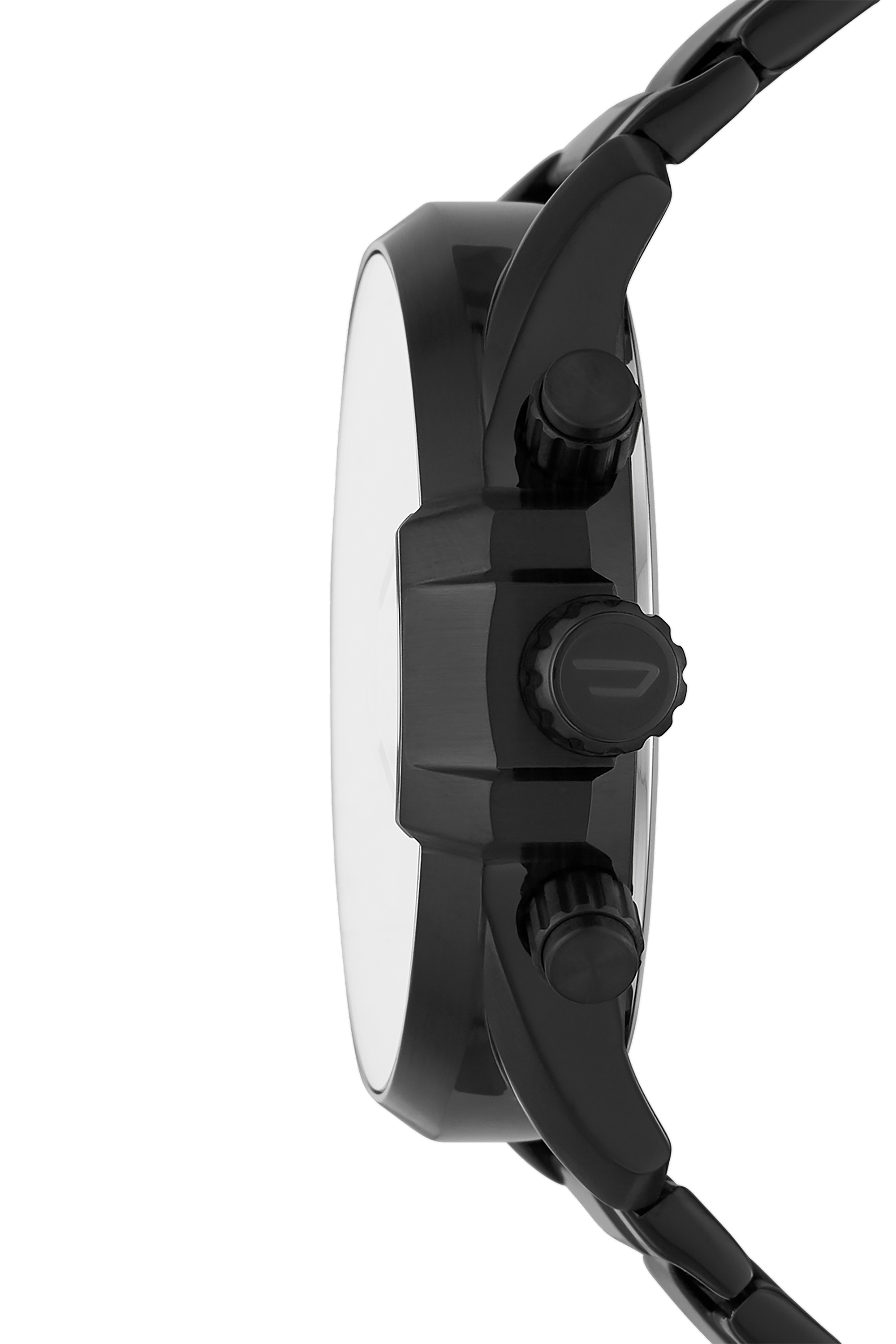 Diesel - DZ4537, Man's MS9 chronograph black stainless steel watch in Black - 3