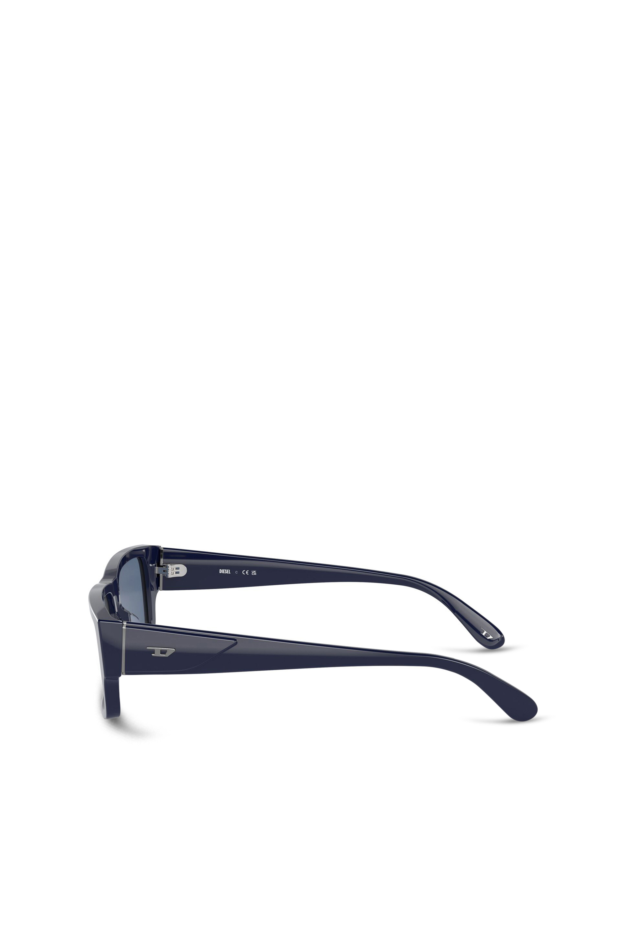 Diesel - 0DL2003 SIZE 57, Man's Rectangle sunglasses in Blue - 3