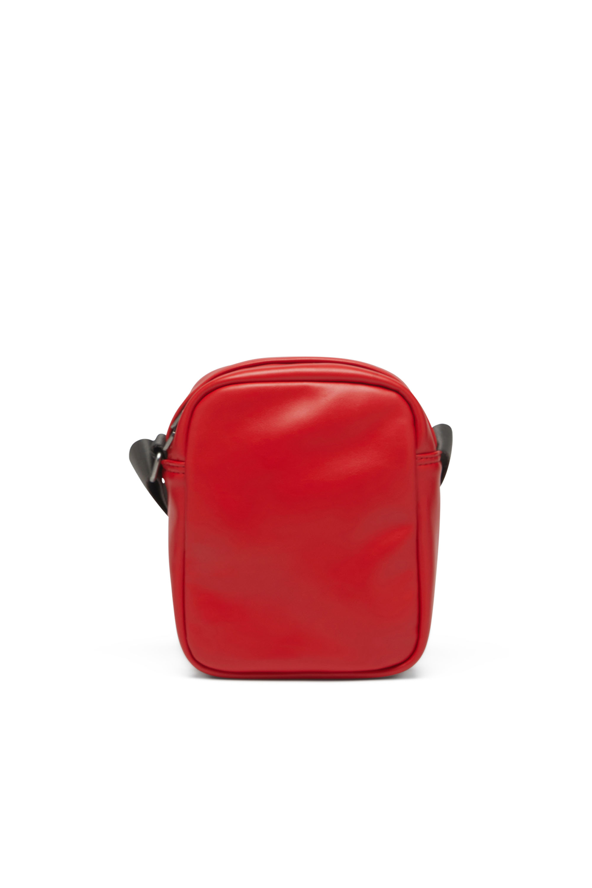 Diesel - RAVE CROSSBODY, Man's Rave Crossbody - Crossbody bag in recycled materials in Red - 1