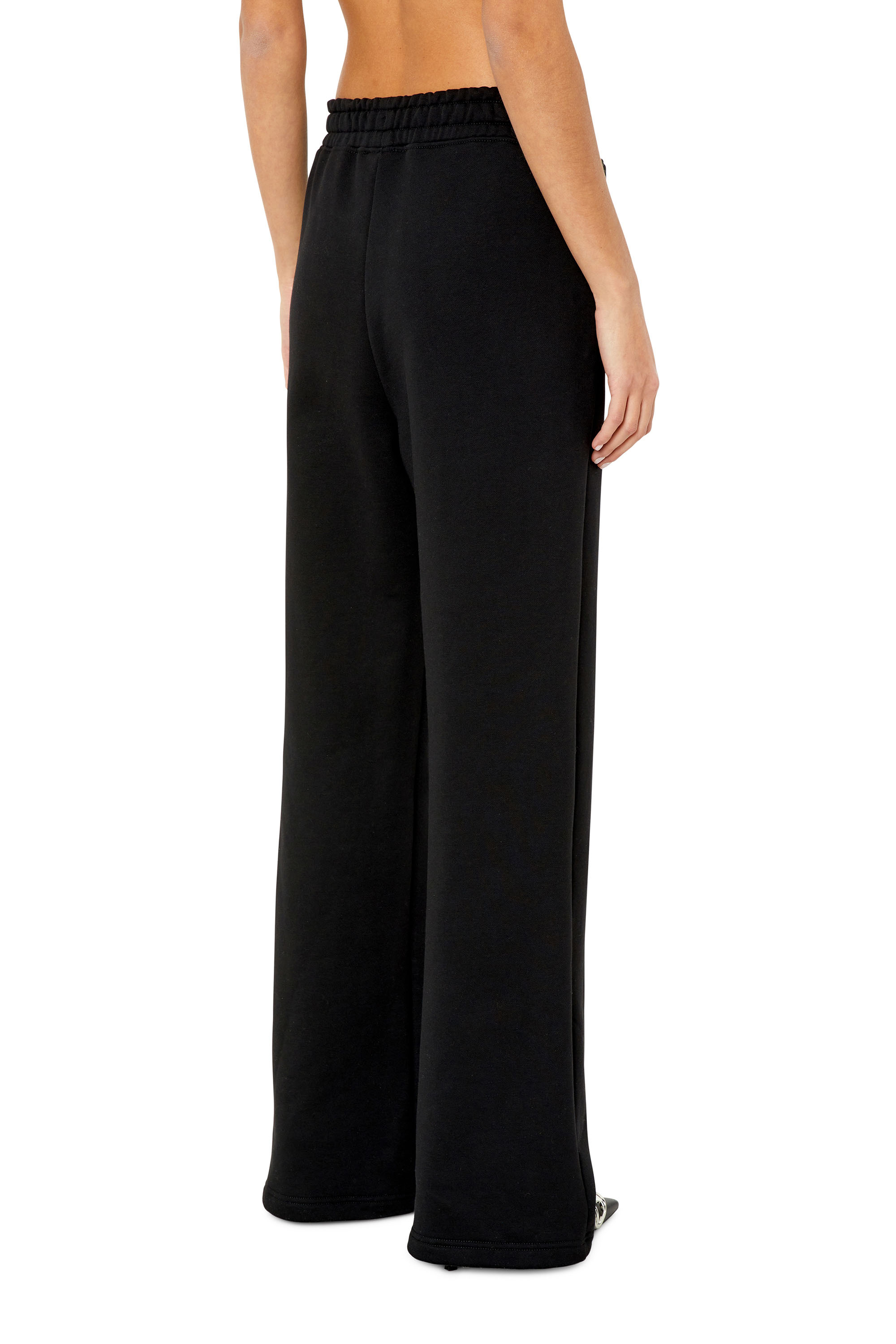 Diesel - P-ZAM-DOVAL-PJ, Woman's Track pants with oval 'D' patch in Black - 4