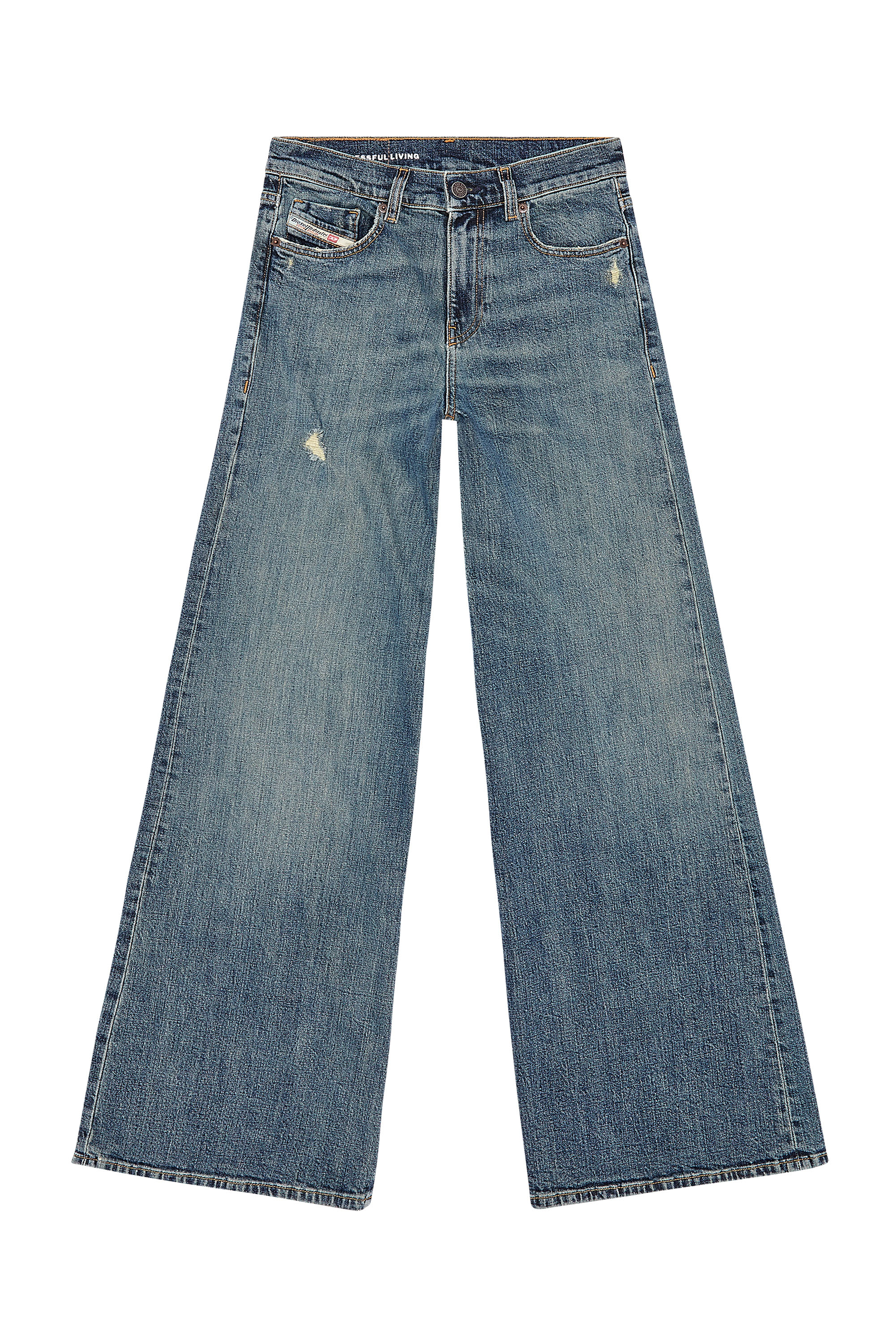 Diesel - Woman's Flare Jeans 1978 D-Akemi 0DQAC, Medium blue - 3
