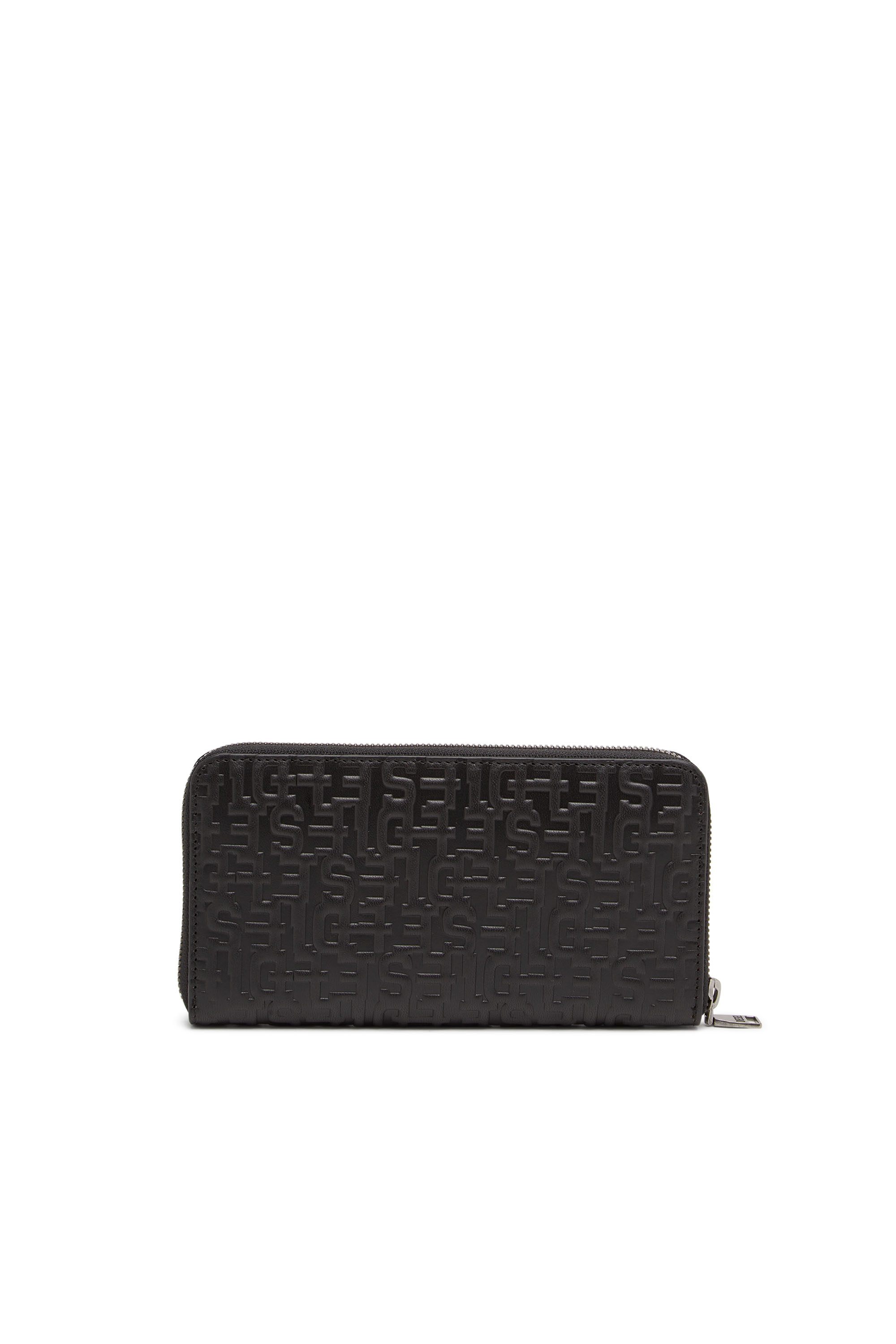 Diesel - 1DR CONTINENTAL ZIP L, Man's Zip-around wallet in monogram leather in Black - 2