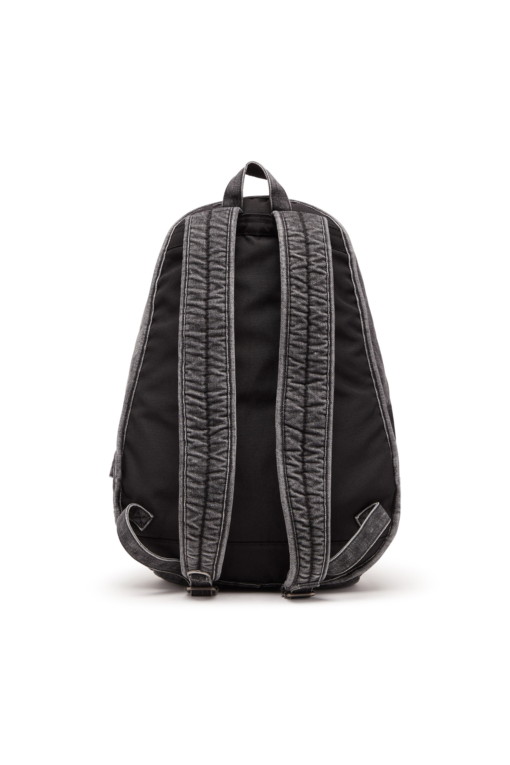 Diesel - RAVE BACKPACK X, Man's Rave Backpack X - Backpack in faded denim in Black - 2