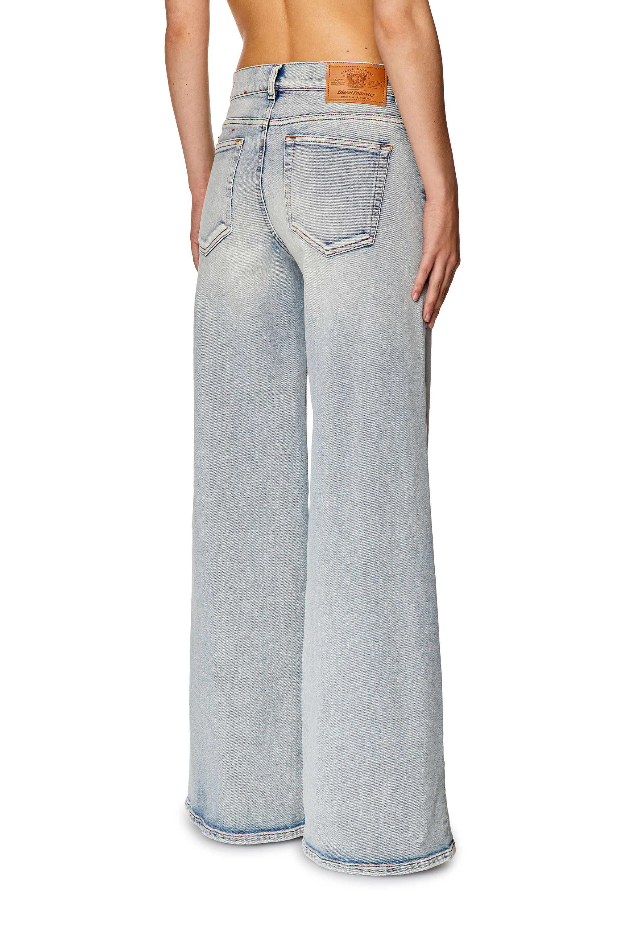 Diesel - Bootcut and Flare Jeans 1978 D-Akemi 9C08L, Woman's Bootcut and Flare Jeans - 1978 D-Akemi in Light Blue - 4