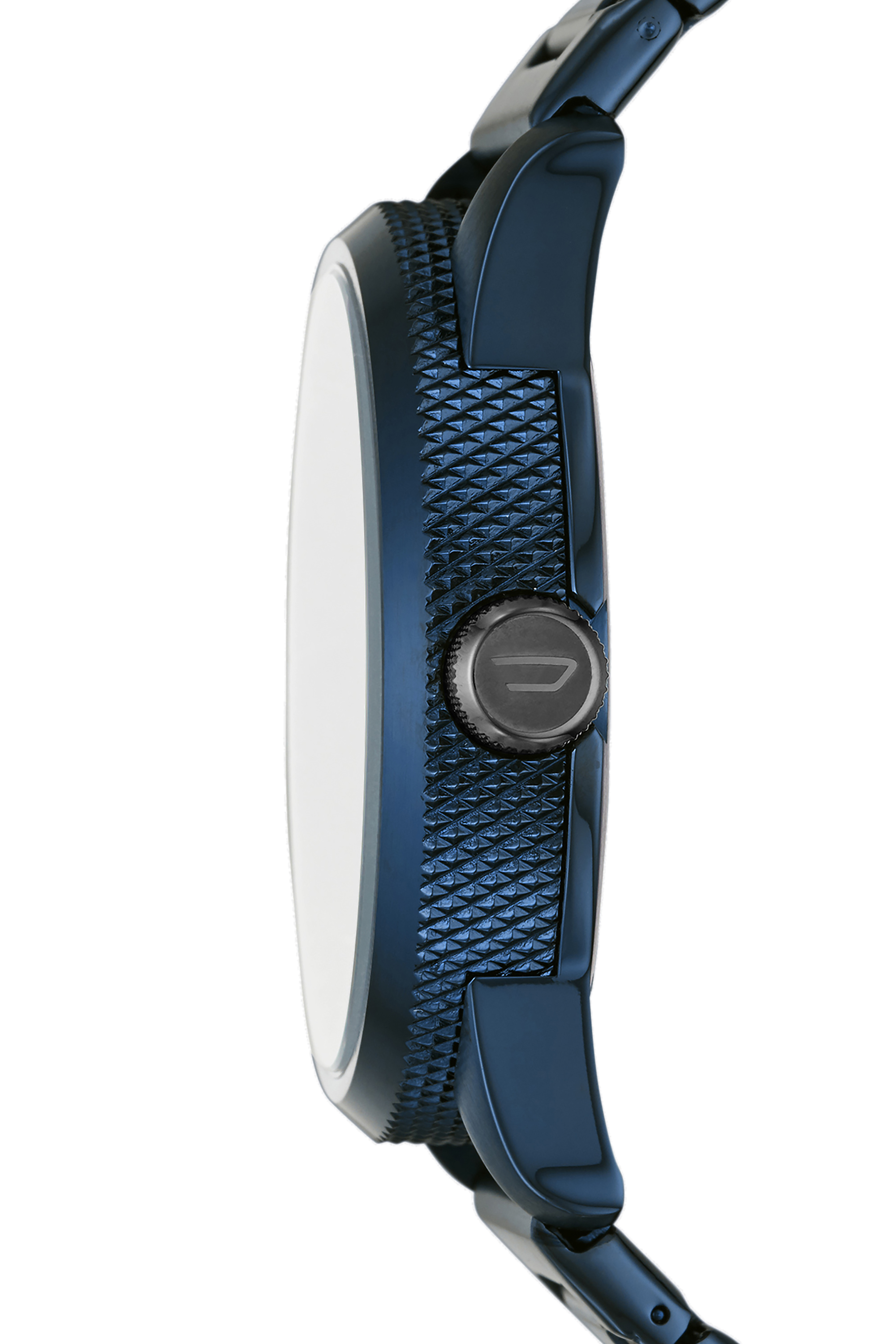 Diesel - DZ1872, Man's Rasp Nsbb three-hand watch in blue stainless steel in Night Blue - 2