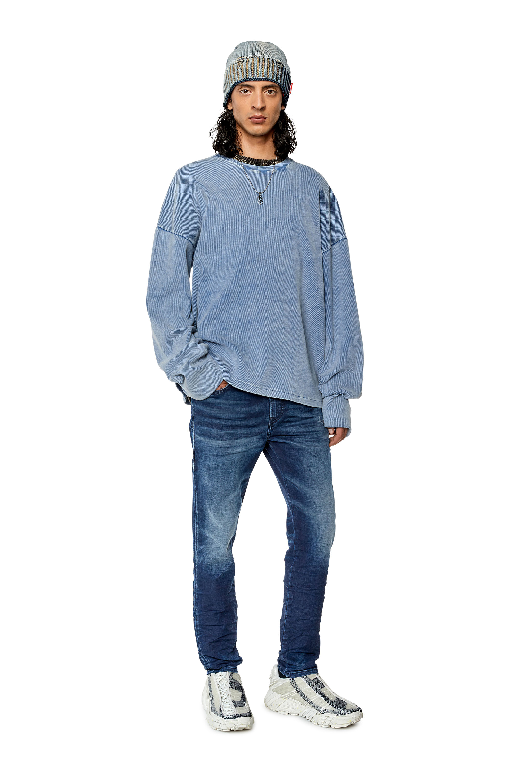 Diesel - Man's Slim E-Spender JoggJeans® 068FQ, Dark Blue - 2