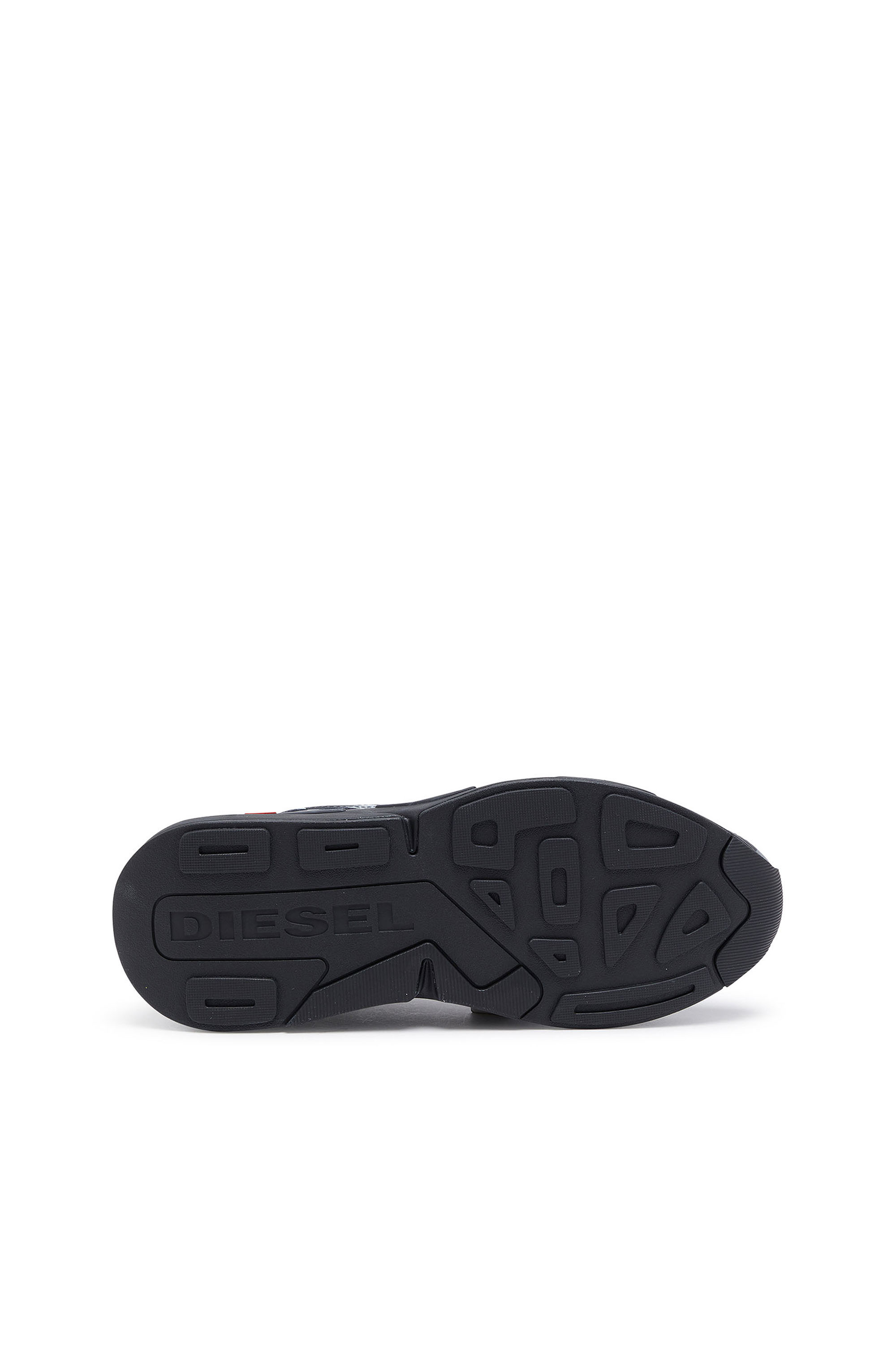 Diesel - S-SERENDIPITY SPORT, Man's S-Serendipity-Leather sneakers with graphic overlays in Black - 4