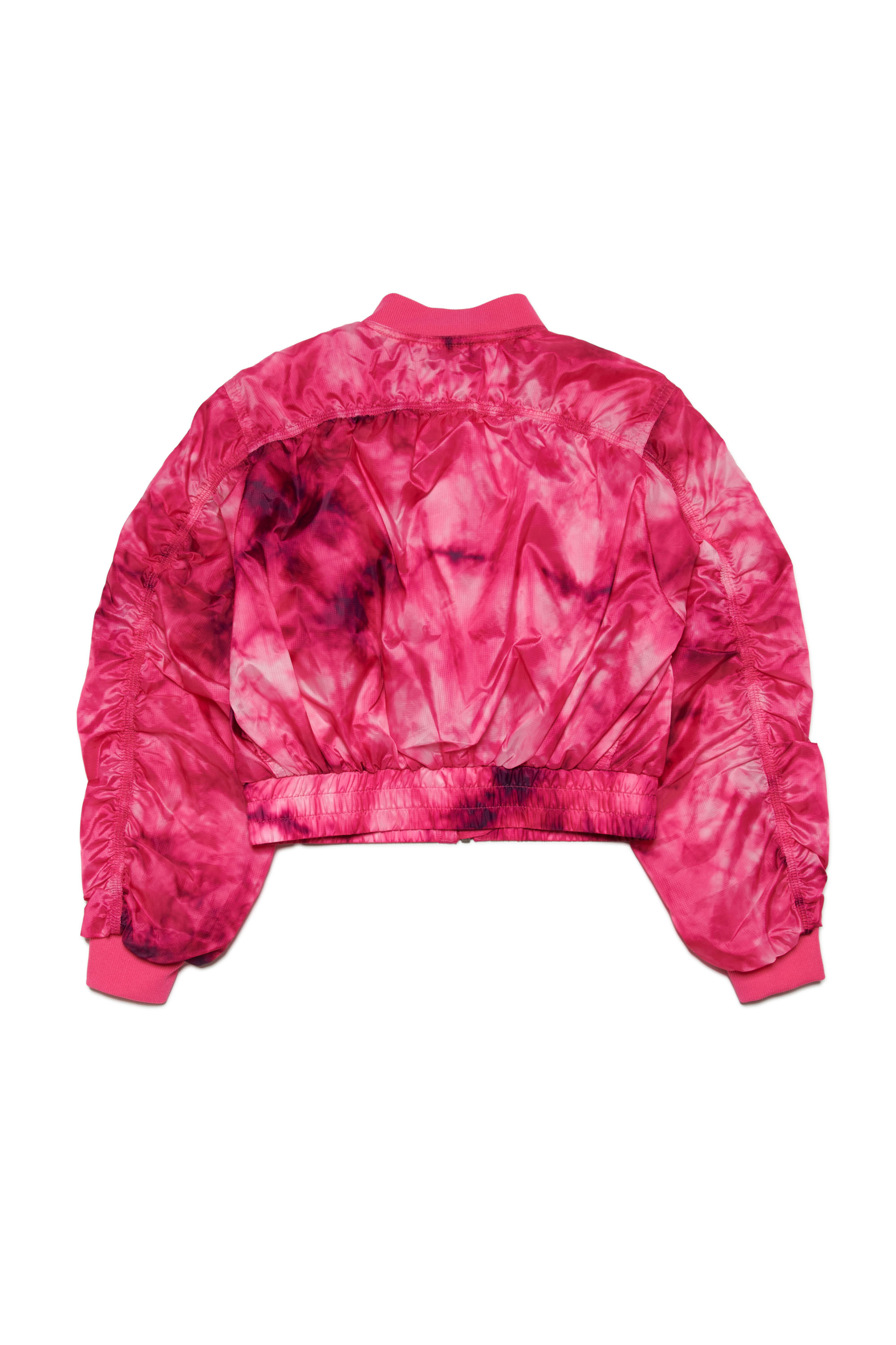Diesel - JOAK, Woman's Bomber jacket in tie-dye ripstop in Pink - 2
