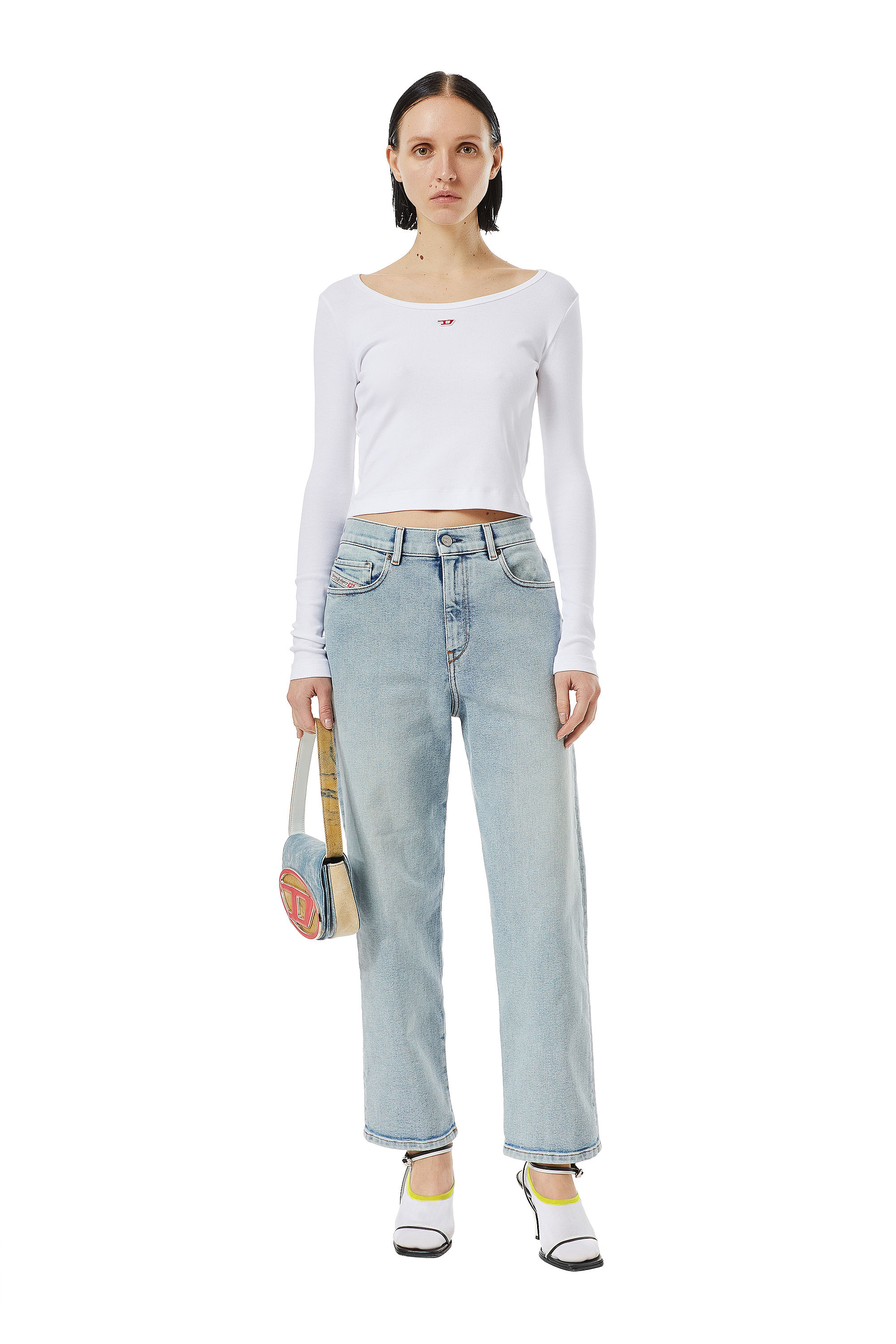 Diesel - Woman's Boyfriend Jeans 2016 D-Air 09C08, Light Blue - 2
