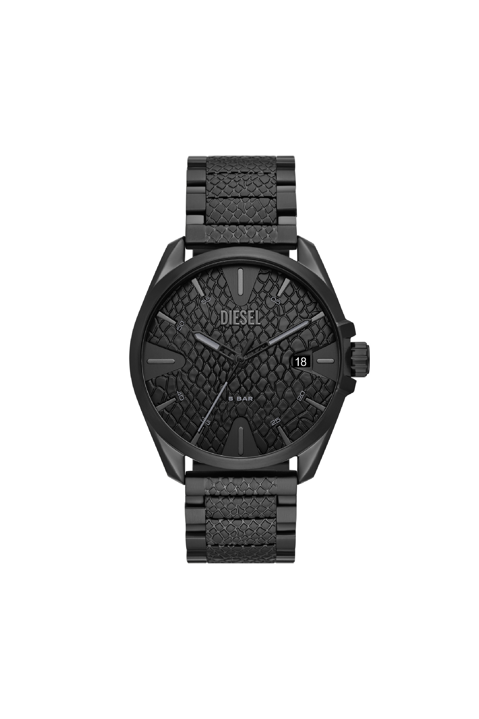 Diesel - DZ2161, Man's MS9 Date stainless steel watch in Black - 1