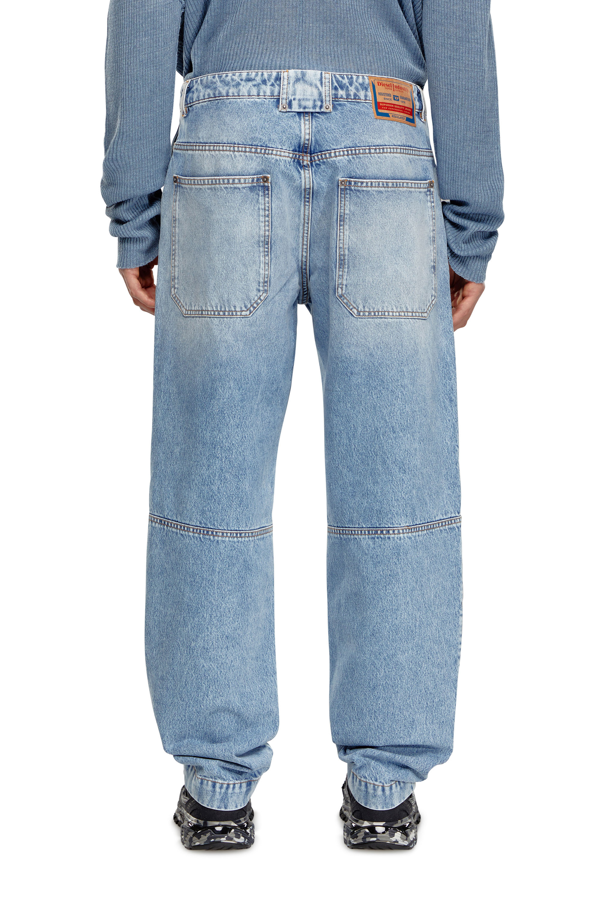 Diesel - Man's Relaxed Jeans D-P-5-D 0GHAW, Light Blue - 4