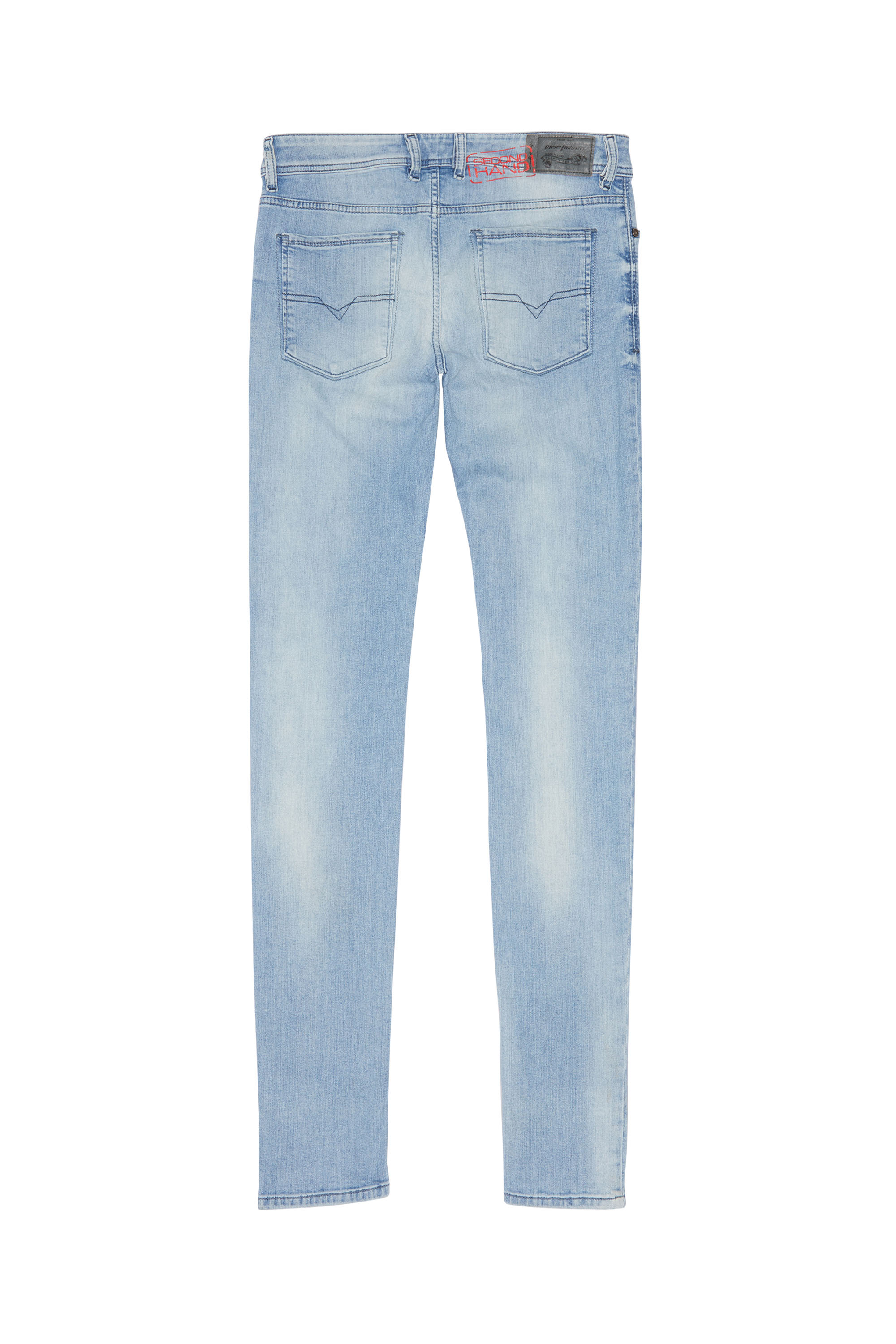 Diesel - SLEENKER, Man's Diesel Man - Jeans Light blue in Light Blue - 2