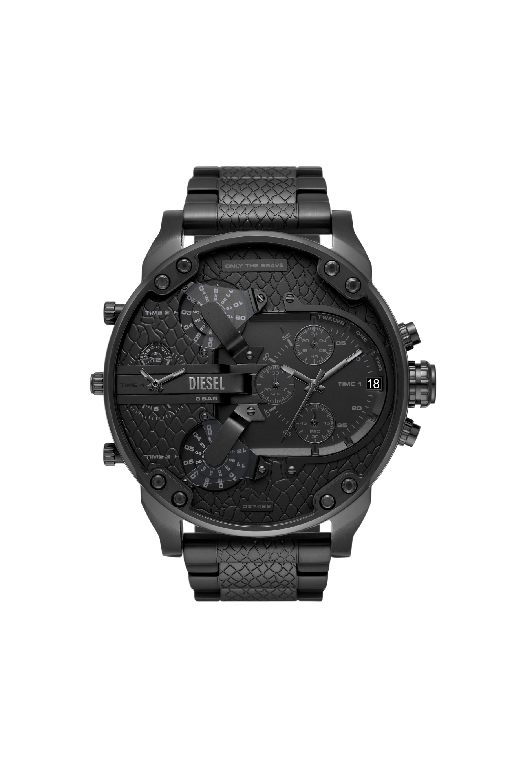 Diesel - DZ7468, Man's Mr. Daddy 2.0 Chronograph stainless steel watch in Black - 1