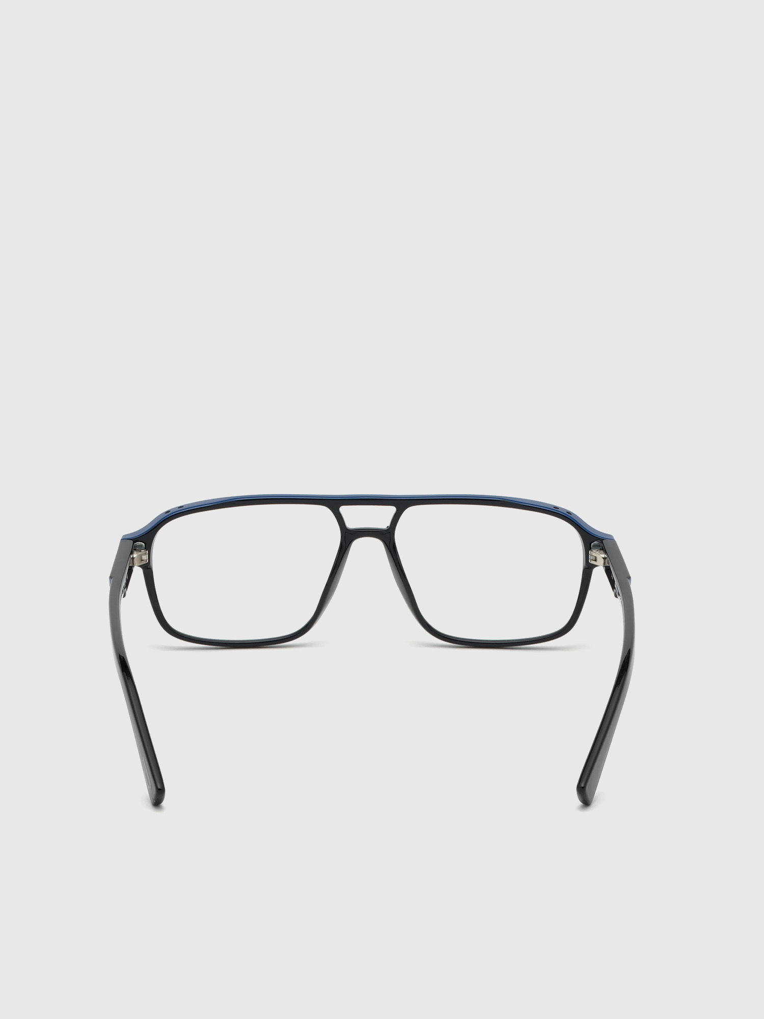 Diesel - DL5309, Man's Navigator eyeglasses with double bridge in Black - 4